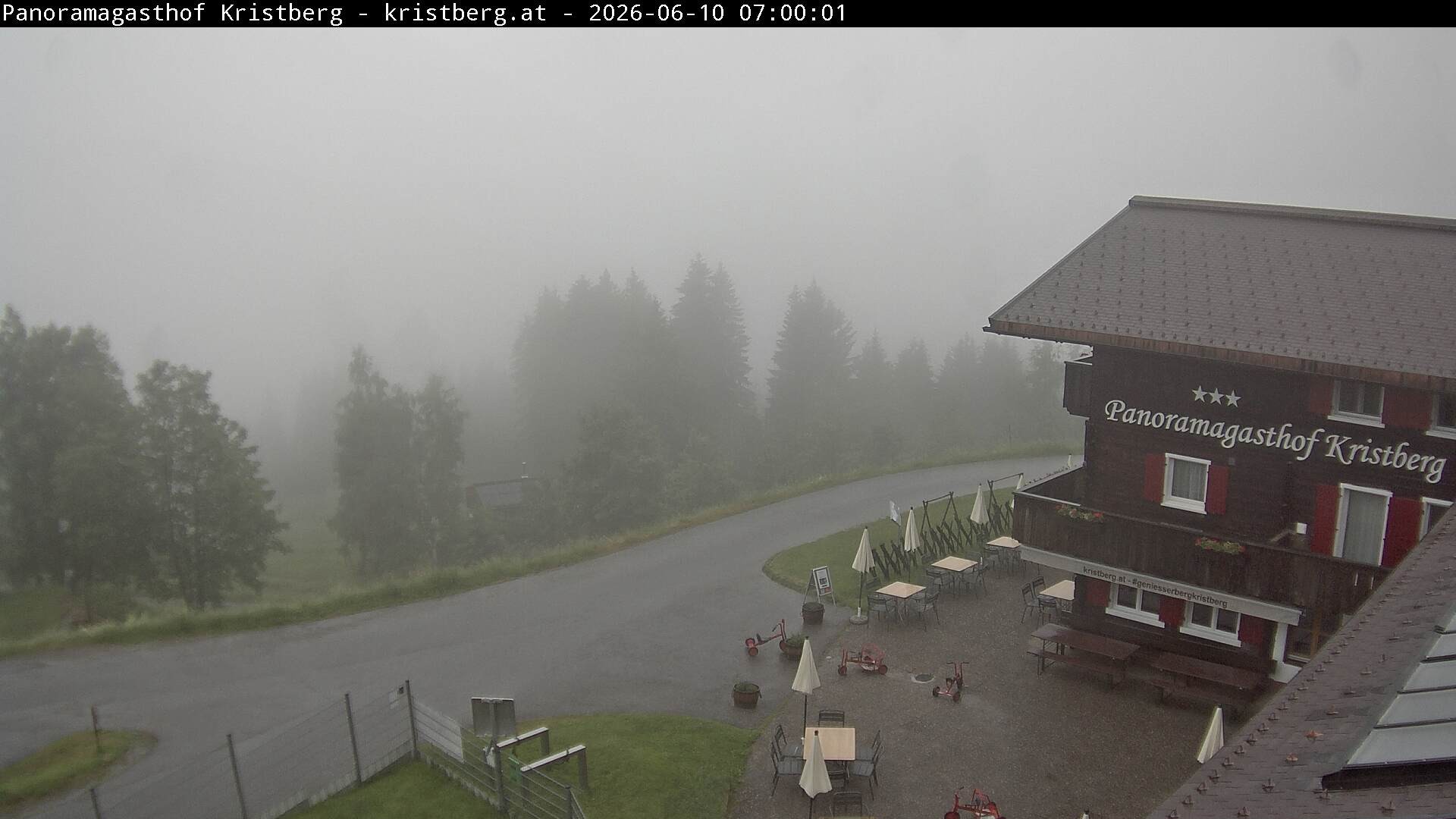 Archiv Foto Webcam Silbertal: Panoramagasthof Kristberg