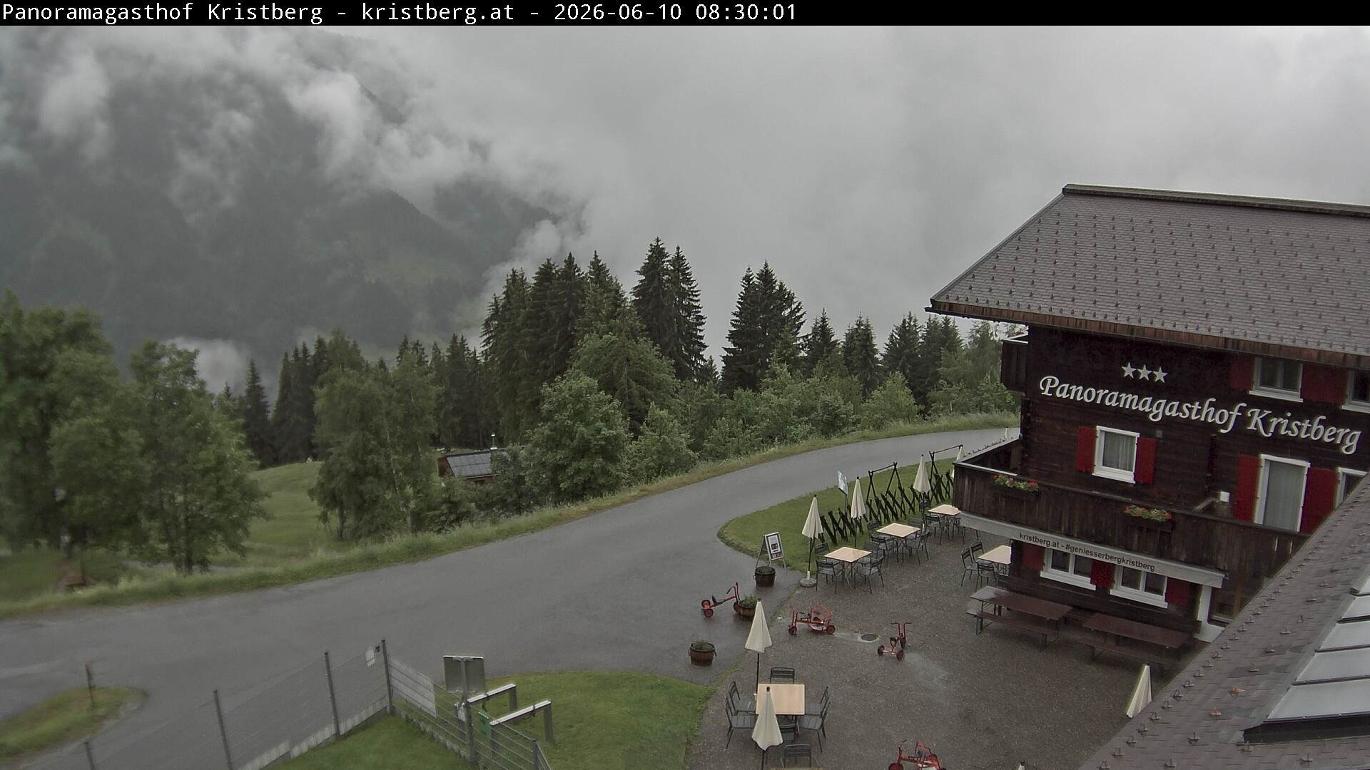 Archiv Foto Webcam Silbertal: Panoramagasthof Kristberg