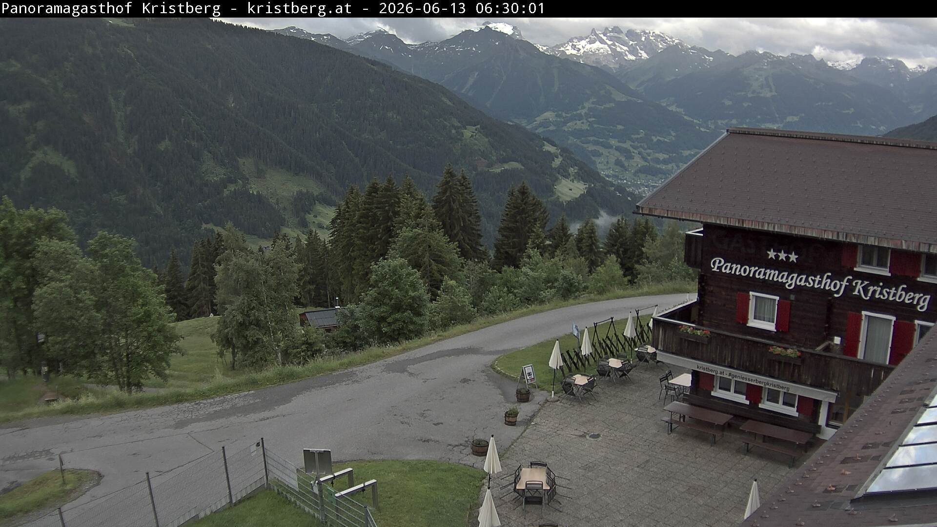 Archiv Foto Webcam Silbertal: Panoramagasthof Kristberg