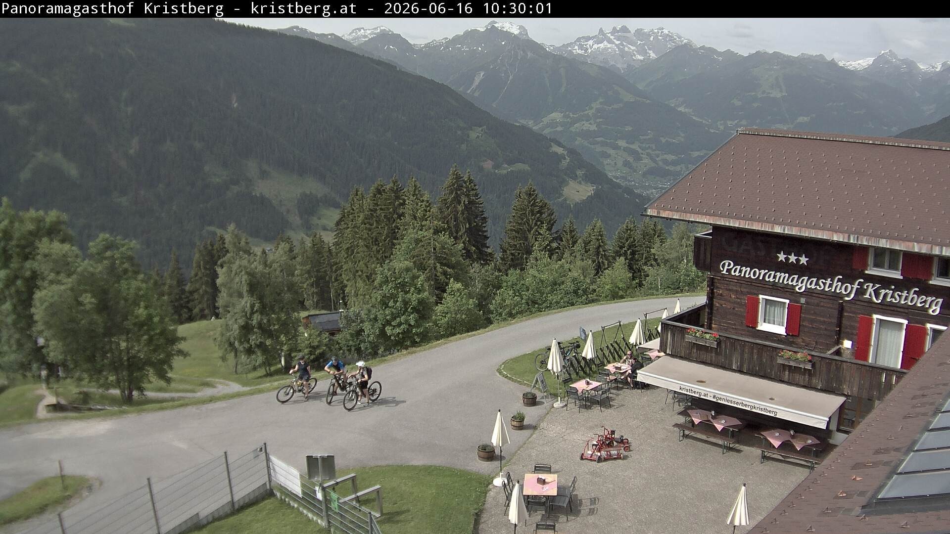 Archiv Foto Webcam Silbertal: Panoramagasthof Kristberg