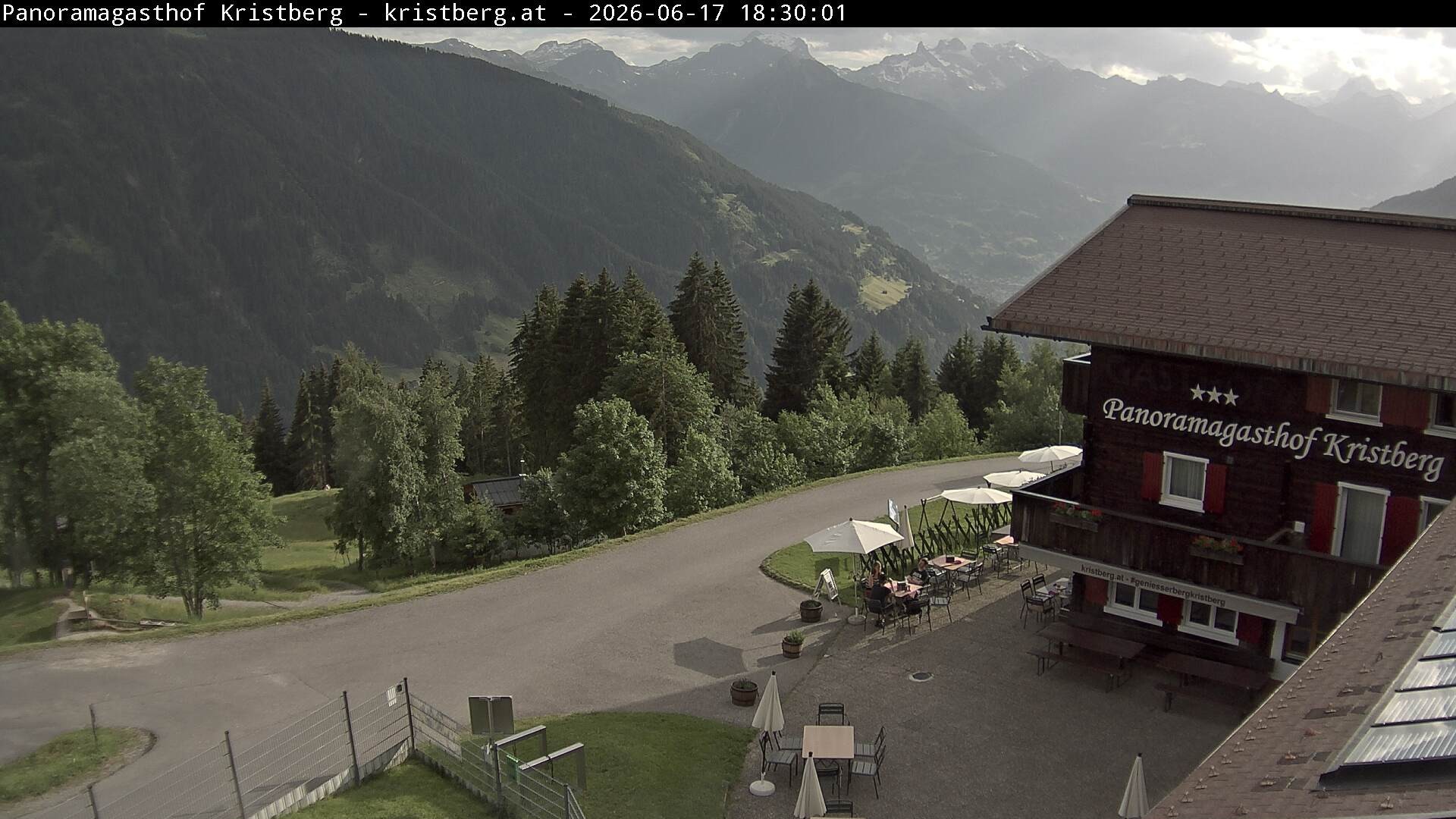 Archiv Foto Webcam Silbertal: Panoramagasthof Kristberg