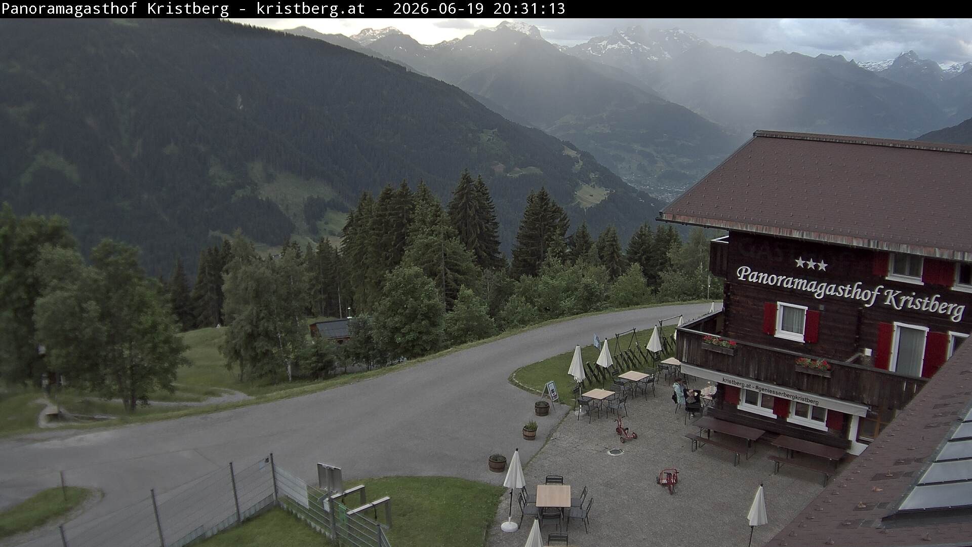 Archiv Foto Webcam Silbertal: Panoramagasthof Kristberg