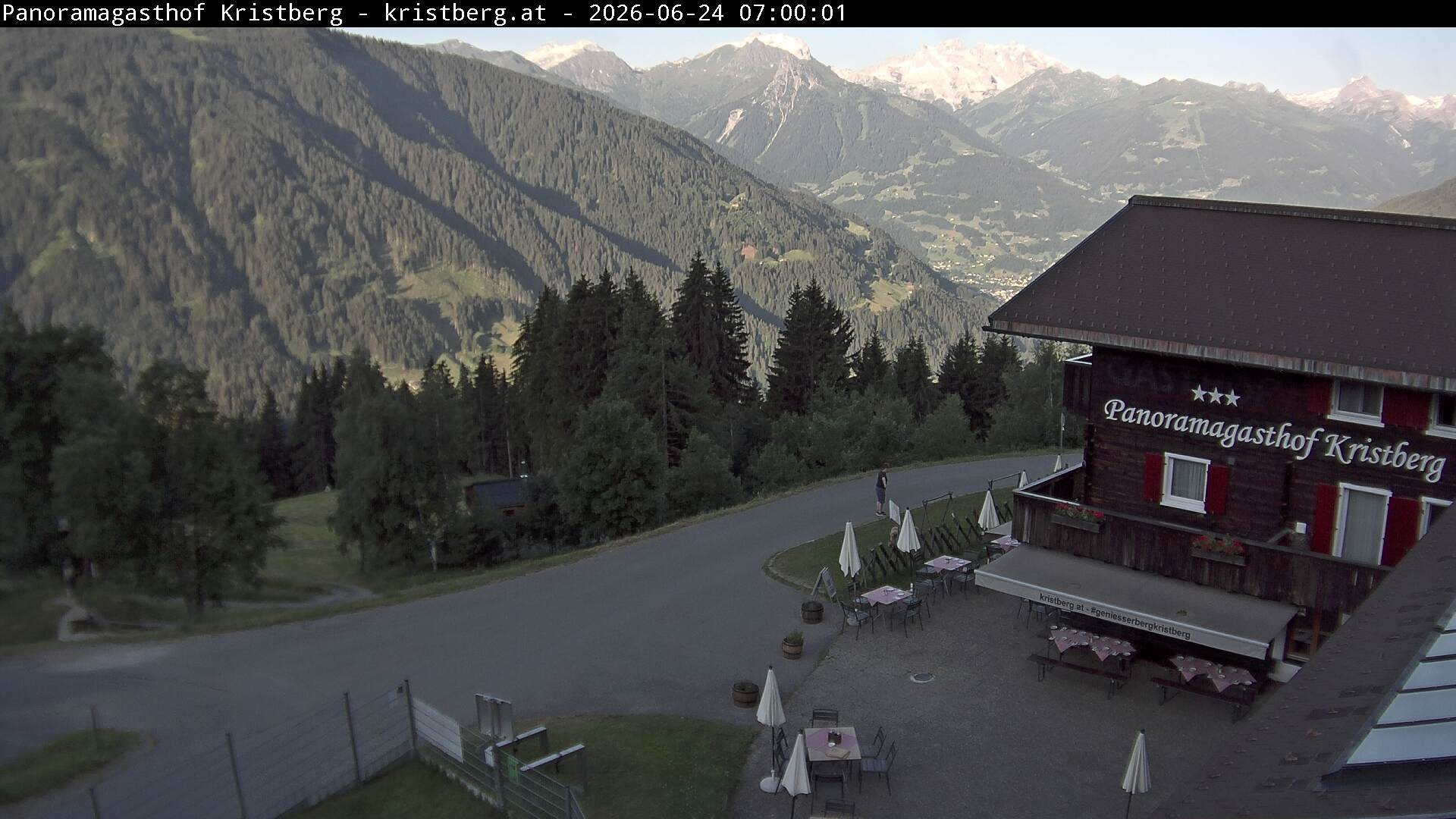Archiv Foto Webcam Silbertal: Panoramagasthof Kristberg