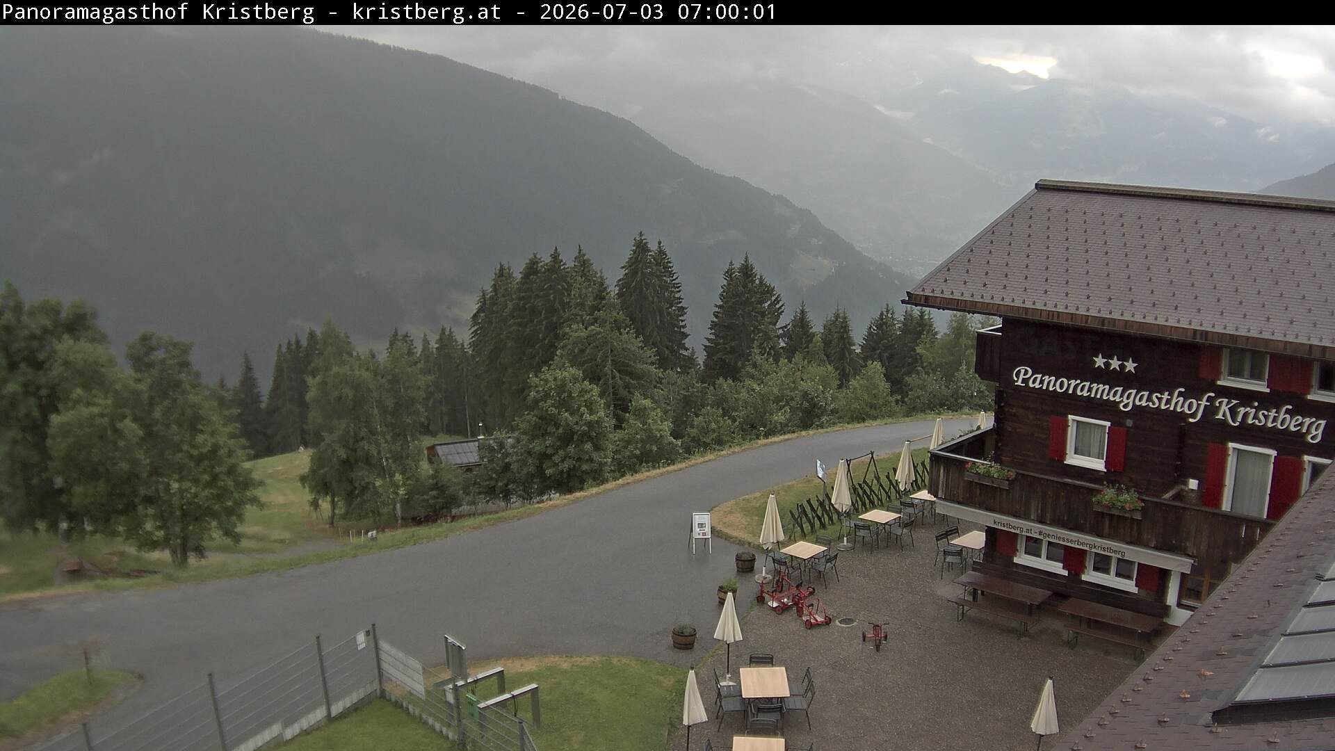 Archiv Foto Webcam Silbertal: Panoramagasthof Kristberg