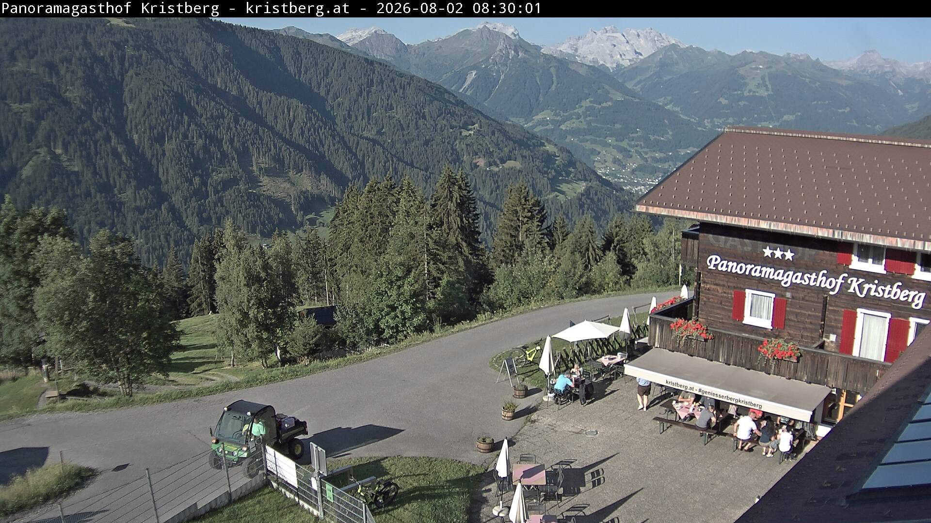 Archiv Foto Webcam Silbertal: Panoramagasthof Kristberg