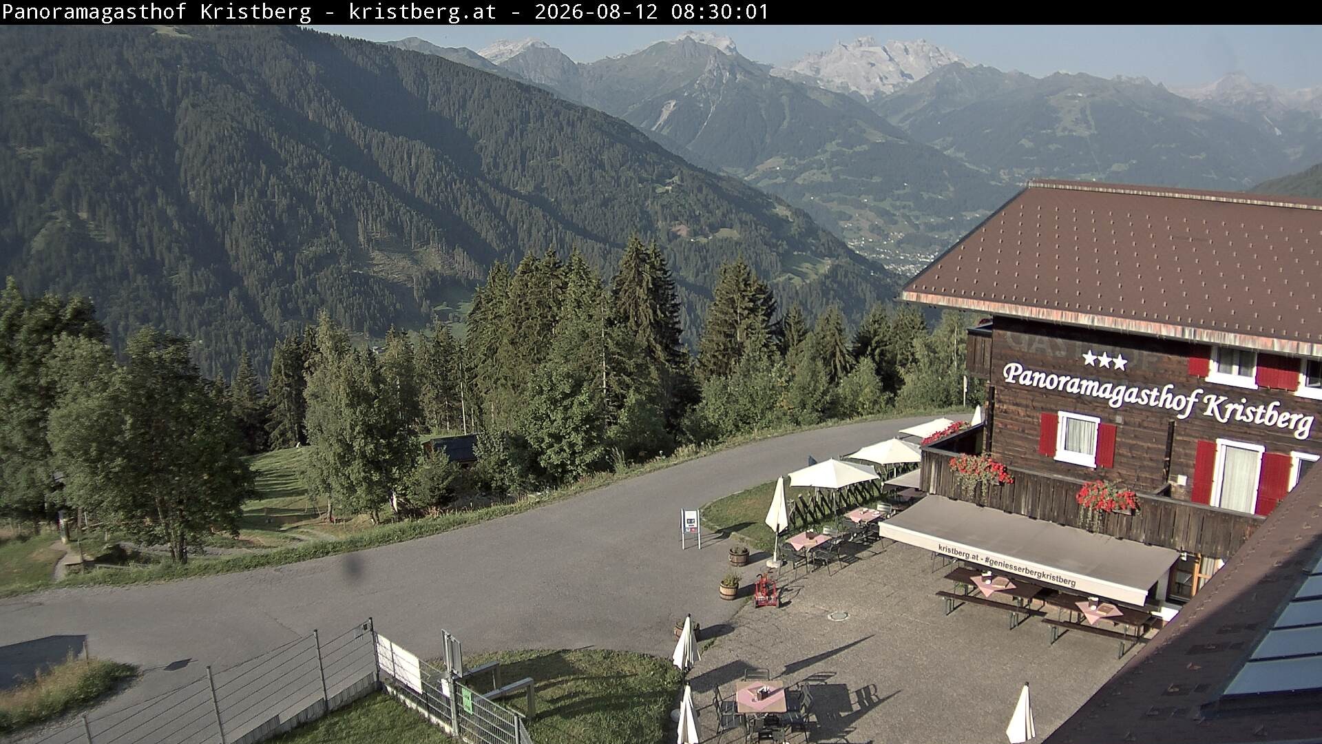 Archiv Foto Webcam Silbertal: Panoramagasthof Kristberg