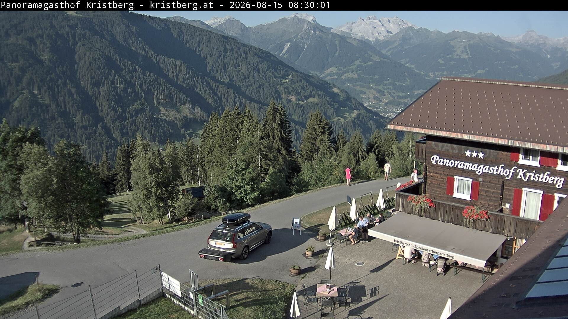 Archiv Foto Webcam Silbertal: Panoramagasthof Kristberg