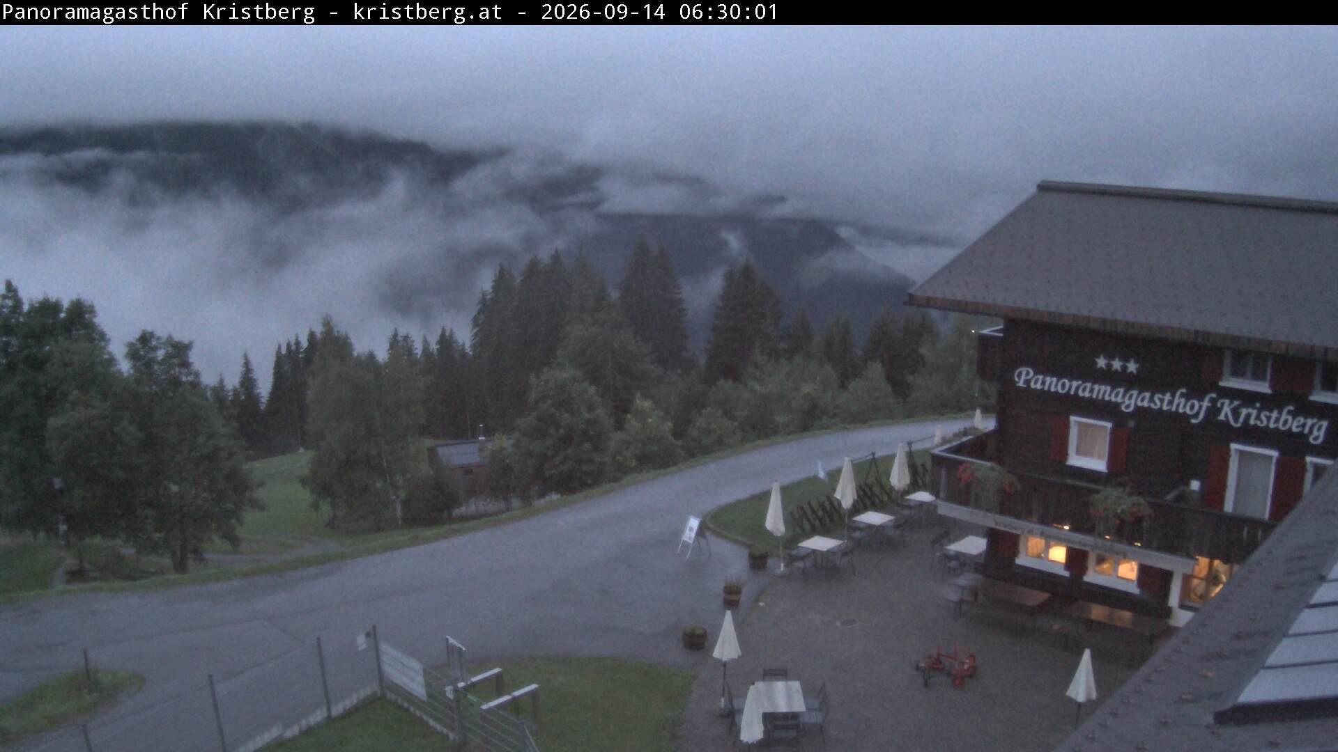 Archiv Foto Webcam Silbertal: Panoramagasthof Kristberg