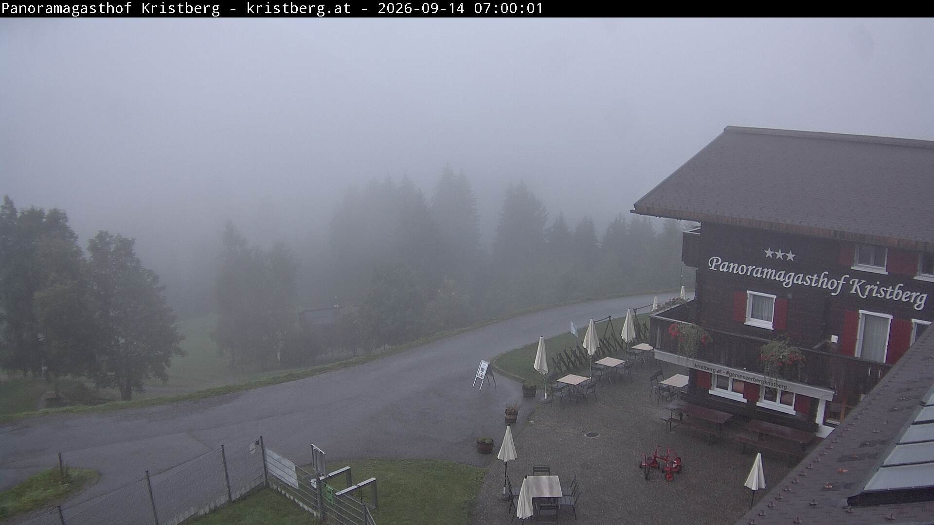 Archiv Foto Webcam Silbertal: Panoramagasthof Kristberg