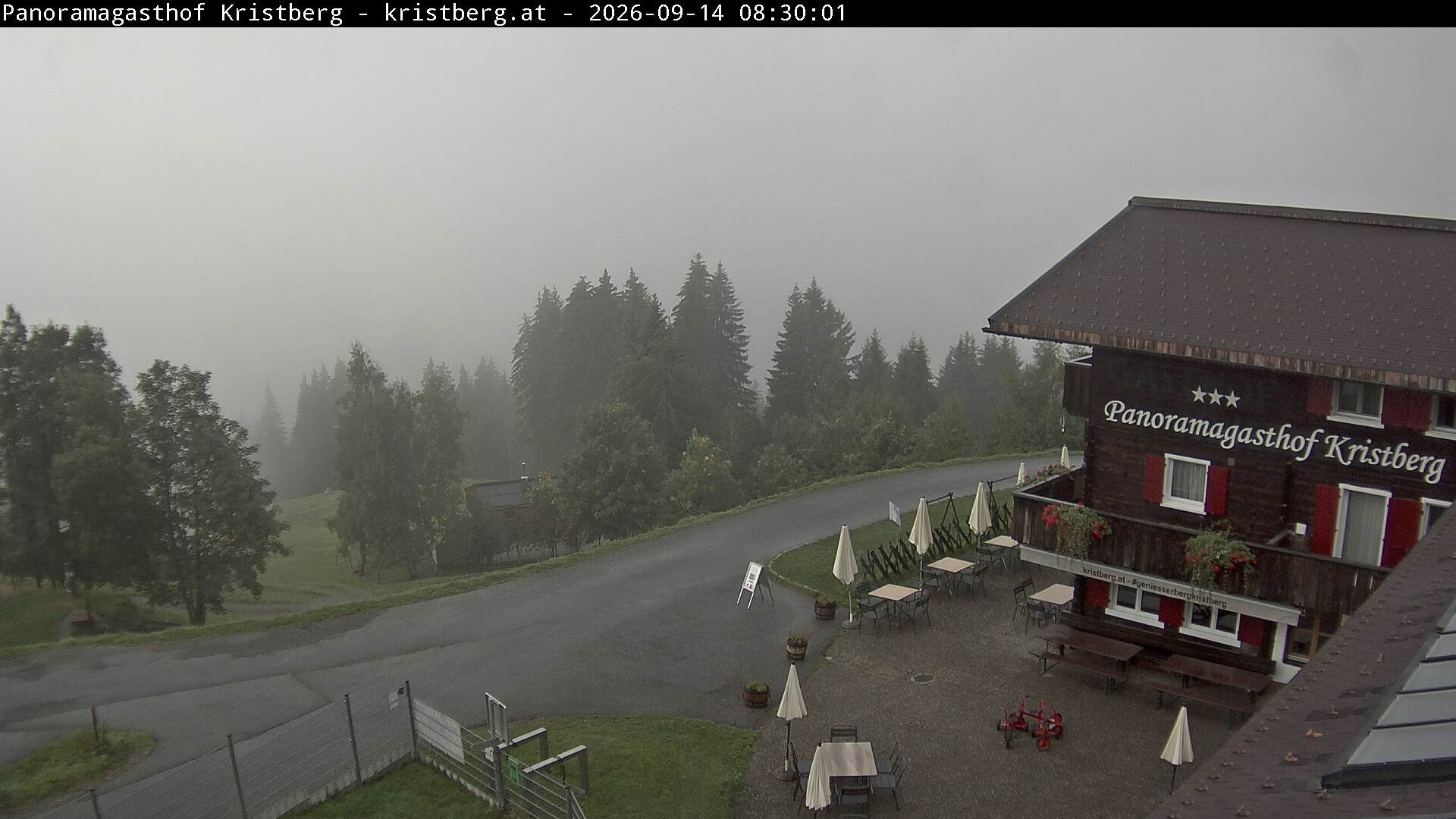 Archiv Foto Webcam Silbertal: Panoramagasthof Kristberg