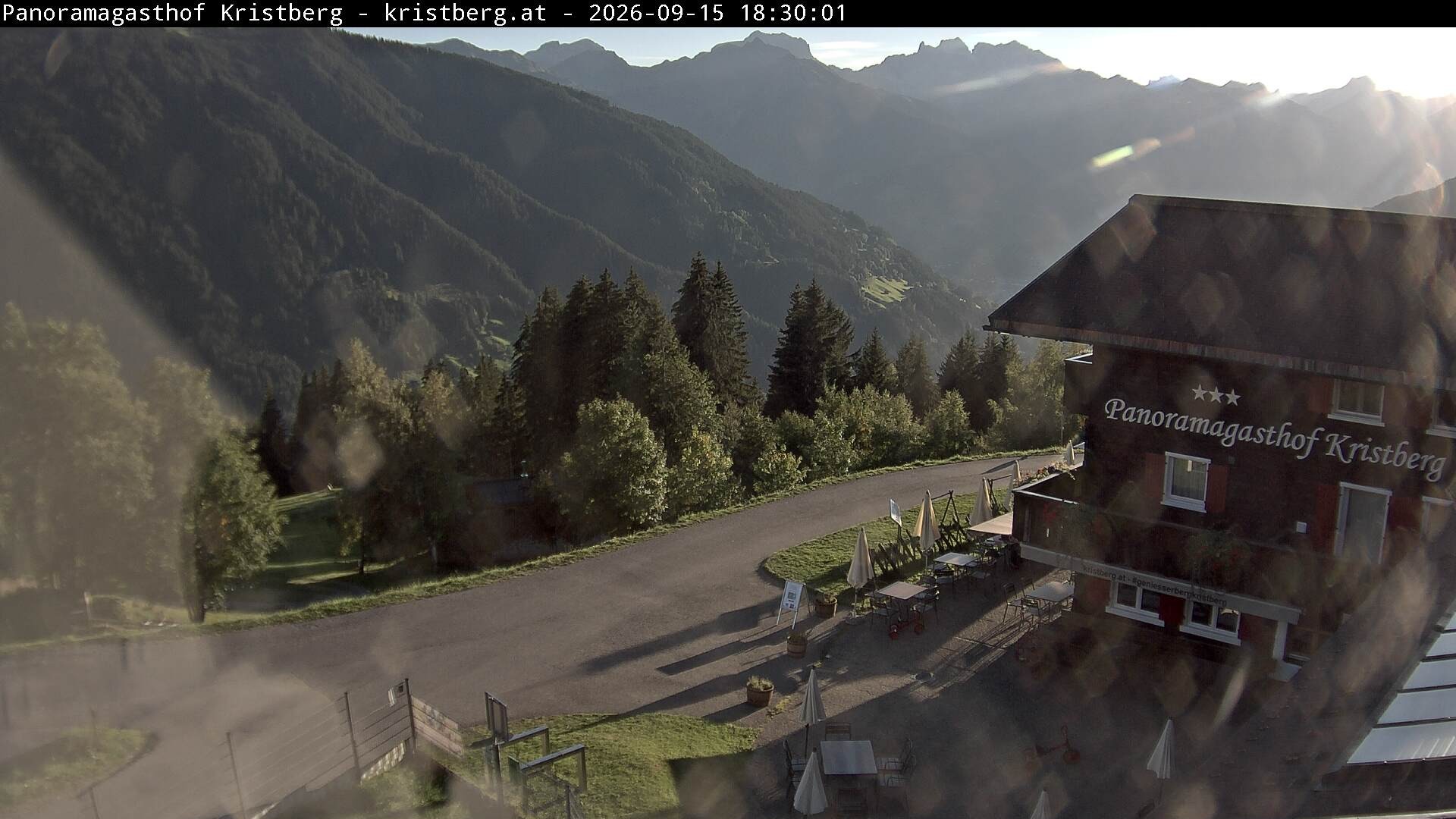 Archiv Foto Webcam Silbertal: Panoramagasthof Kristberg