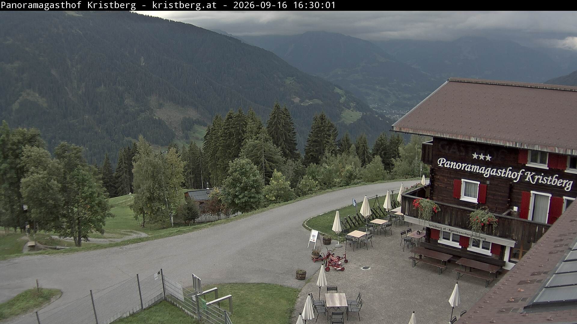 Archiv Foto Webcam Silbertal: Panoramagasthof Kristberg