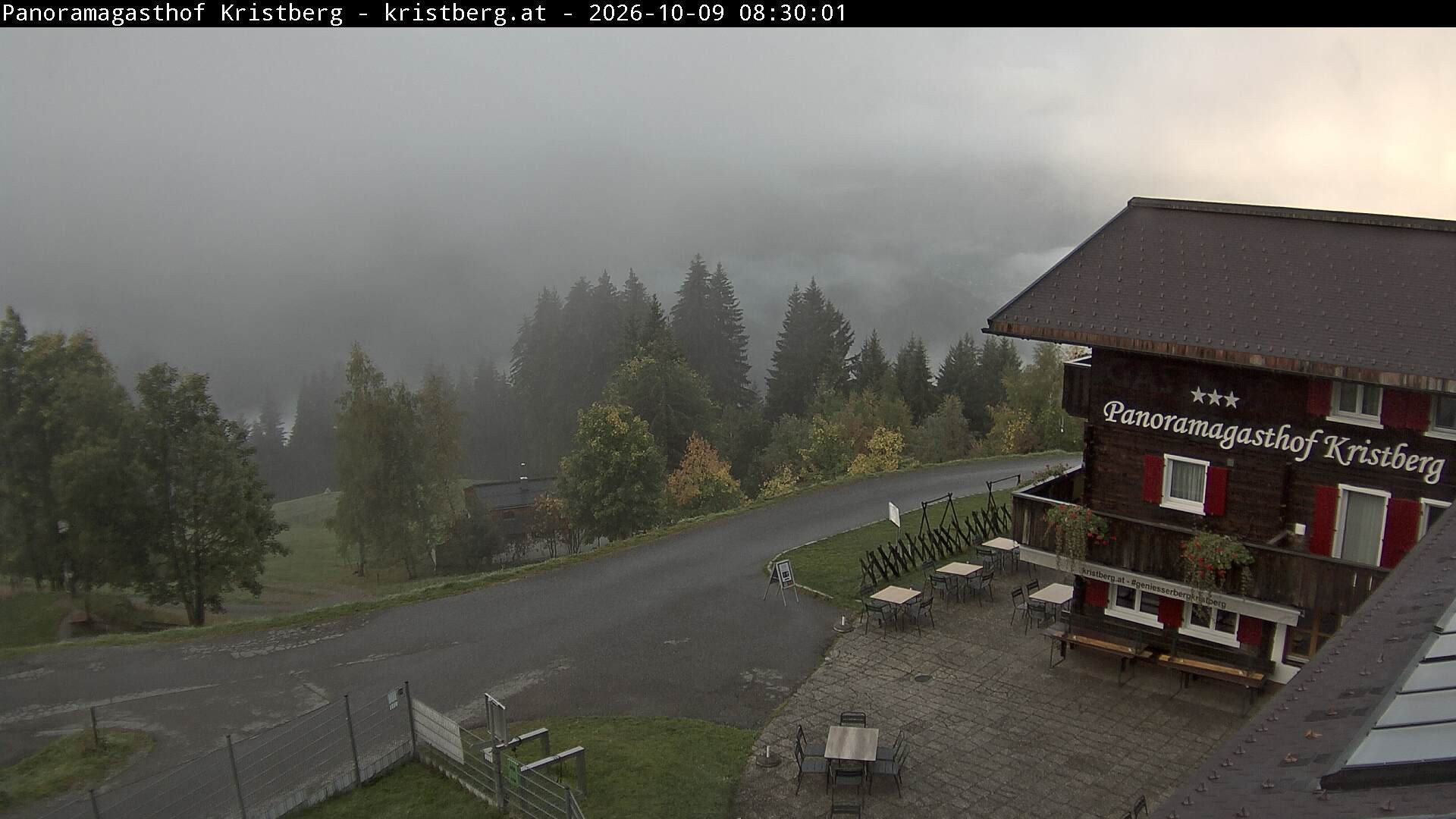Archiv Foto Webcam Silbertal: Panoramagasthof Kristberg