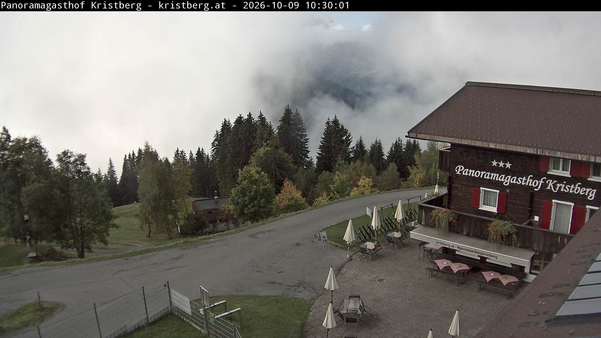 Archiv Foto Webcam Silbertal: Panoramagasthof Kristberg