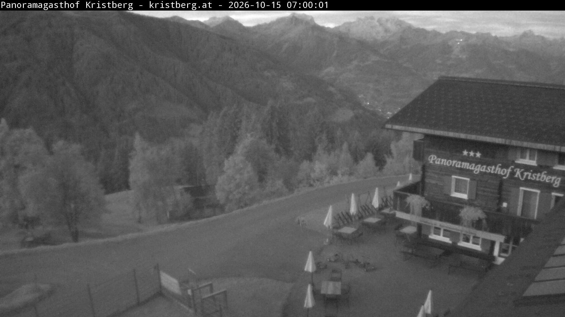 Archiv Foto Webcam Silbertal: Panoramagasthof Kristberg