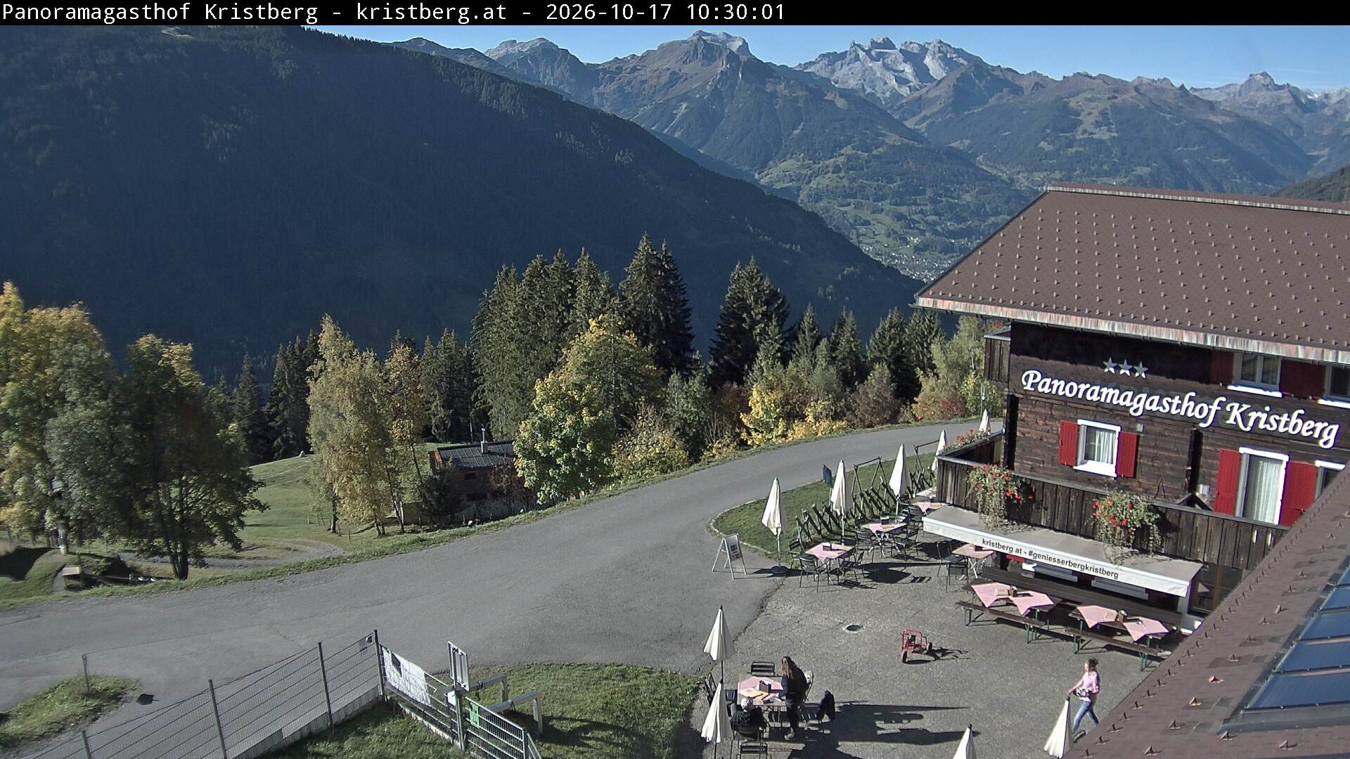 Archiv Foto Webcam Silbertal: Panoramagasthof Kristberg