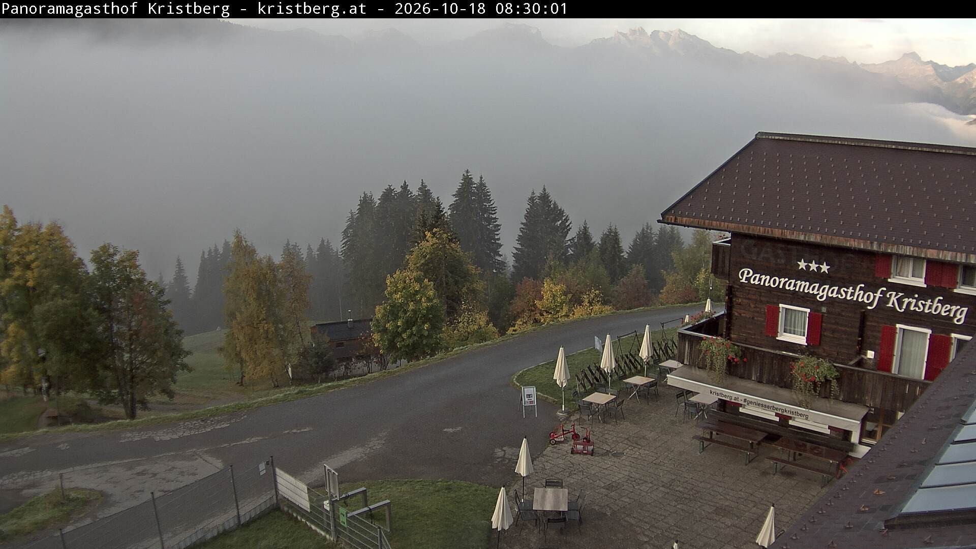 Archived image Webcam Restaurant Kristberg