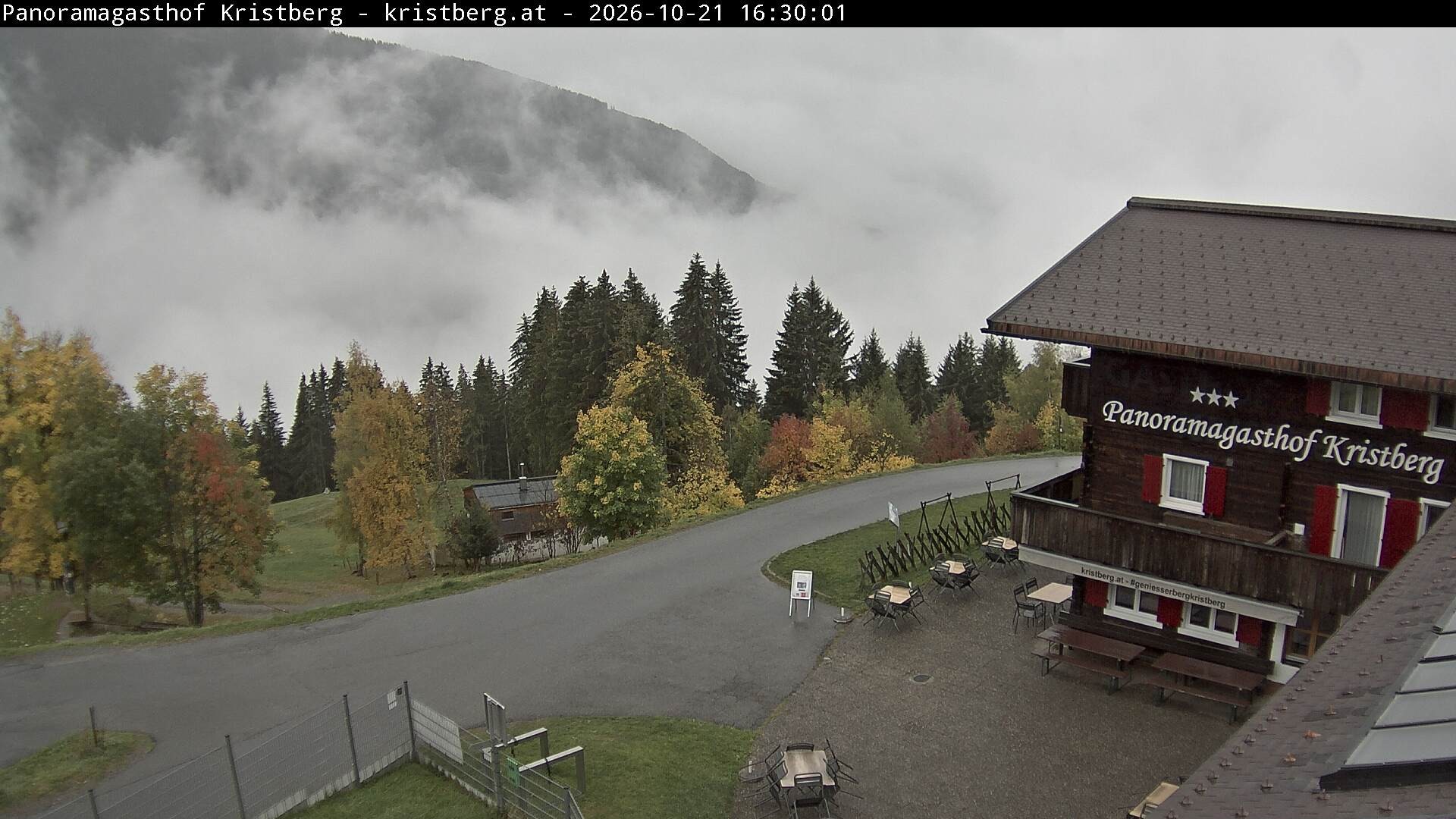 Archiv Foto Webcam Silbertal: Panoramagasthof Kristberg
