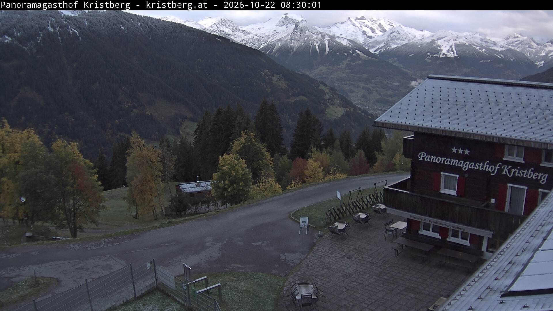 Archiv Foto Webcam Silbertal: Panoramagasthof Kristberg