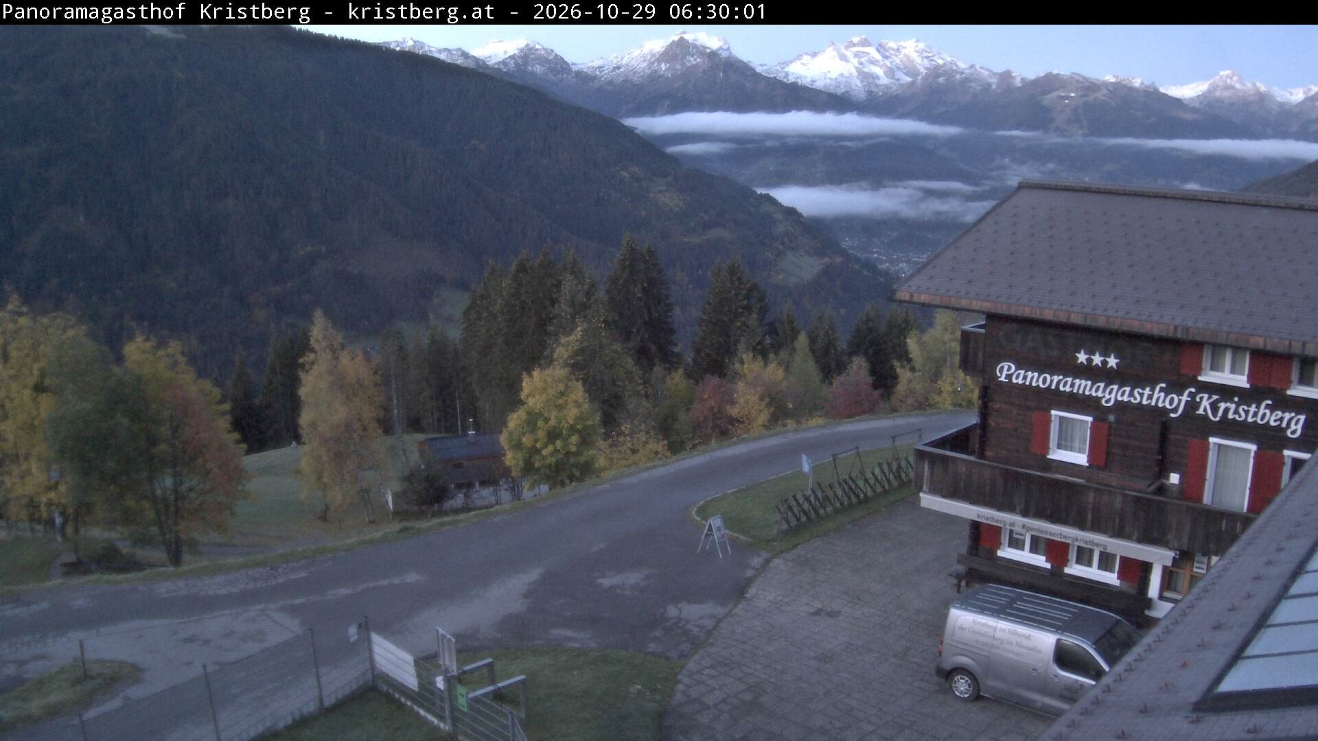 Archiv Foto Webcam Silbertal: Panoramagasthof Kristberg