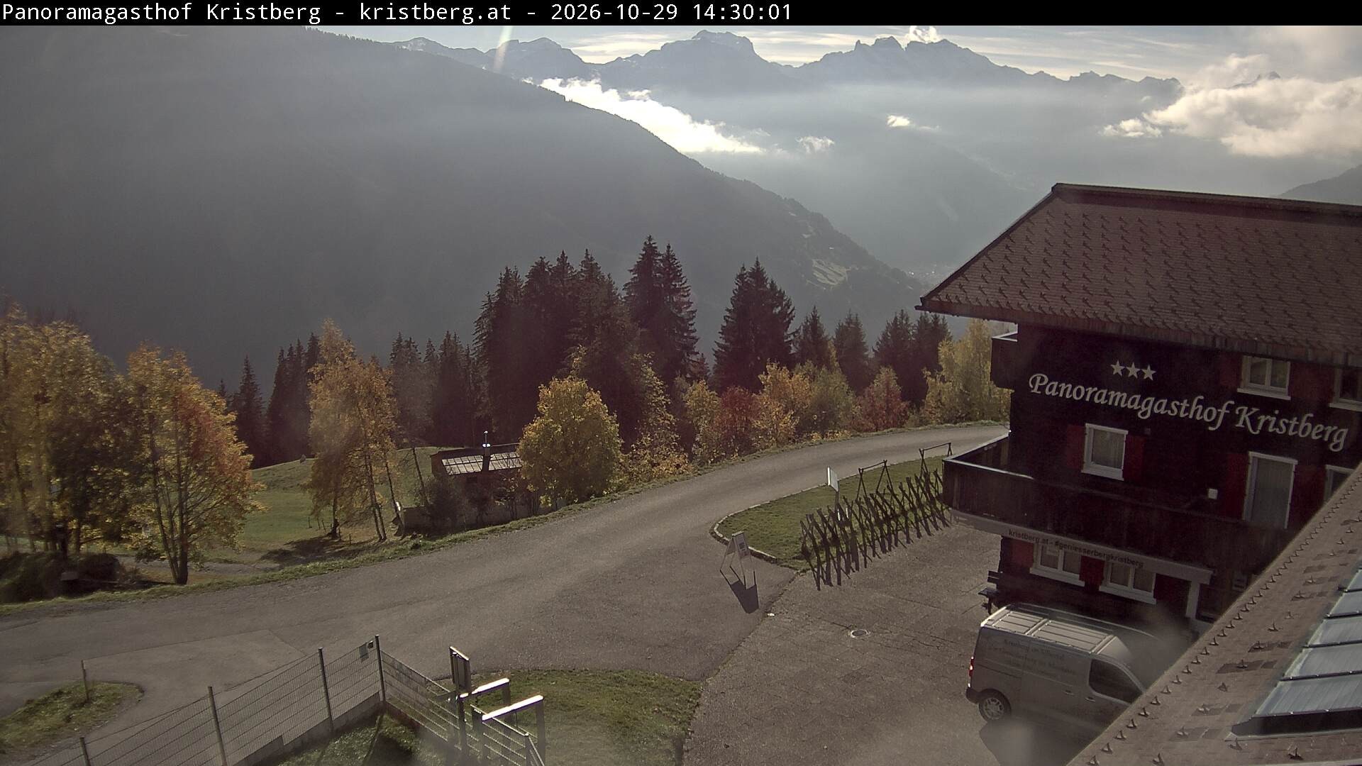 Archiv Foto Webcam Silbertal: Panoramagasthof Kristberg