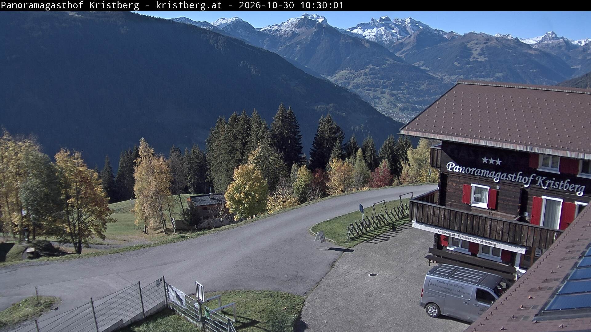 Archiv Foto Webcam Silbertal: Panoramagasthof Kristberg