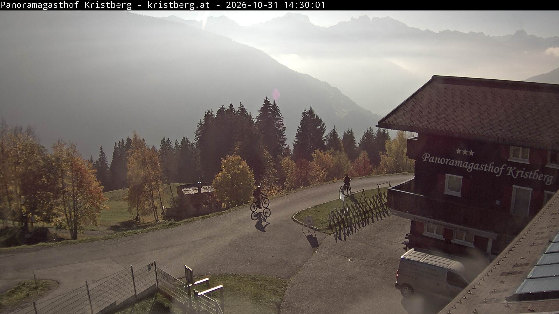 Archiv Foto Webcam Silbertal: Panoramagasthof Kristberg
