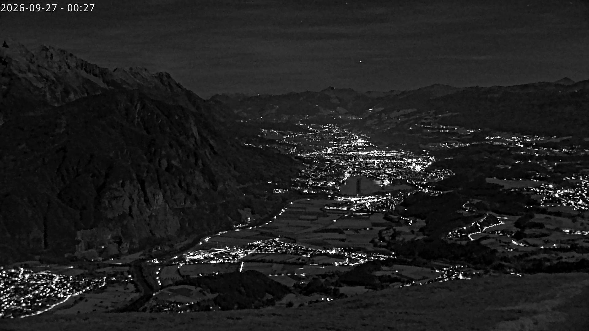 Archiv Foto Webcam Sicht vom Rangger Köpfl auf Innsbruck, Tirol