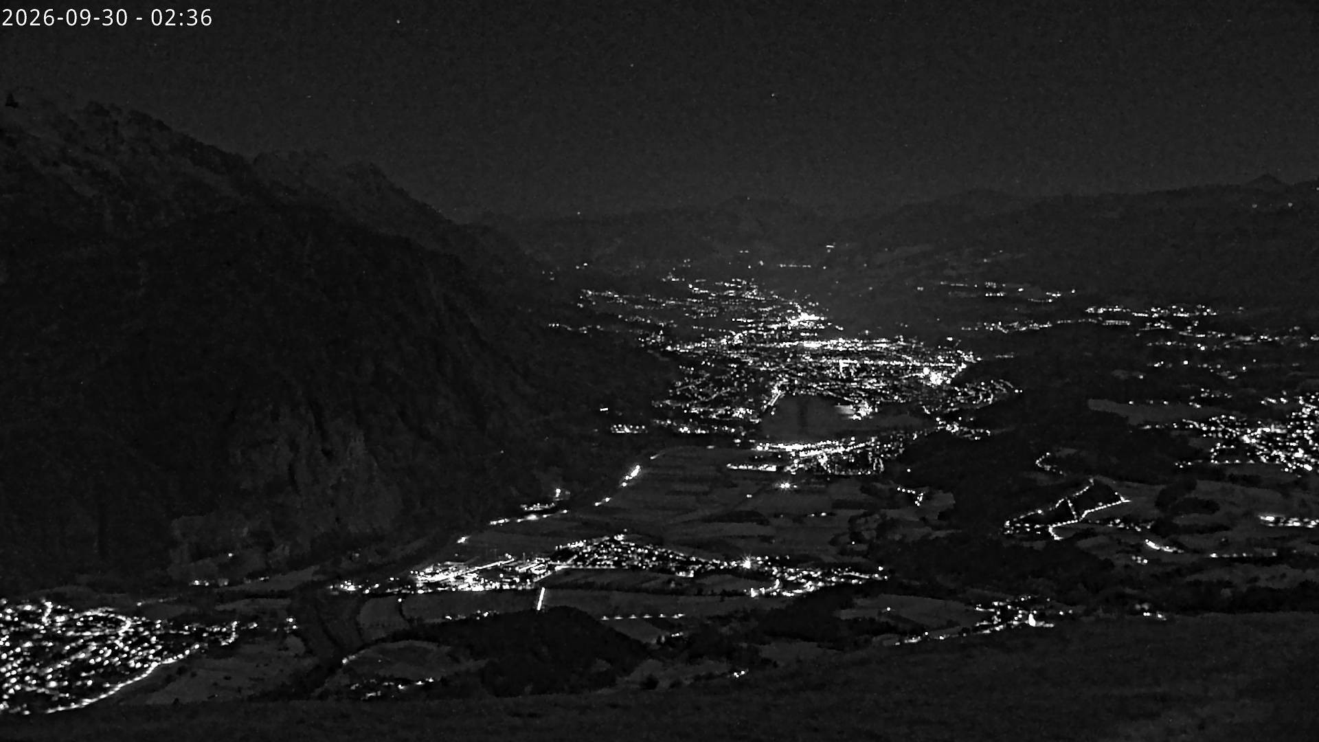 Archiv Foto Webcam Sicht vom Rangger Köpfl auf Innsbruck, Tirol