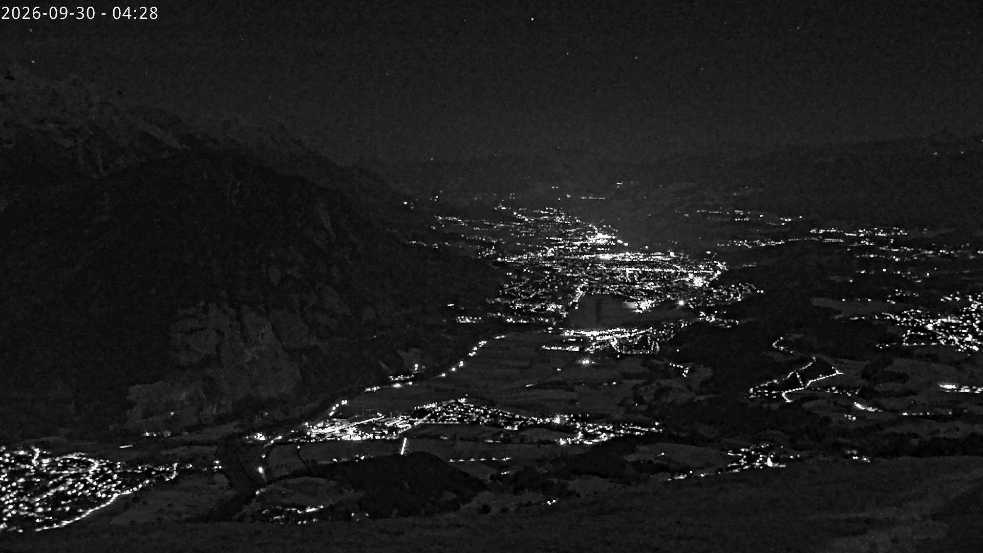 Archiv Foto Webcam Sicht vom Rangger Köpfl auf Innsbruck, Tirol