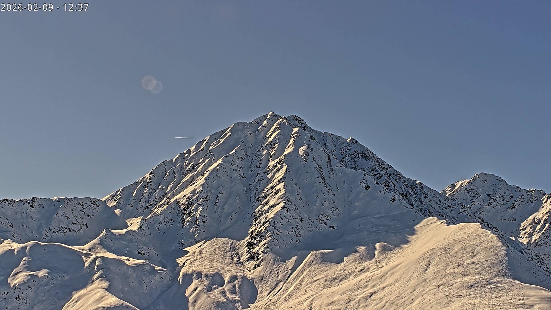 Archiv Foto Webcam Sicht auf Rosskogel in Oberperfuss, Tirol