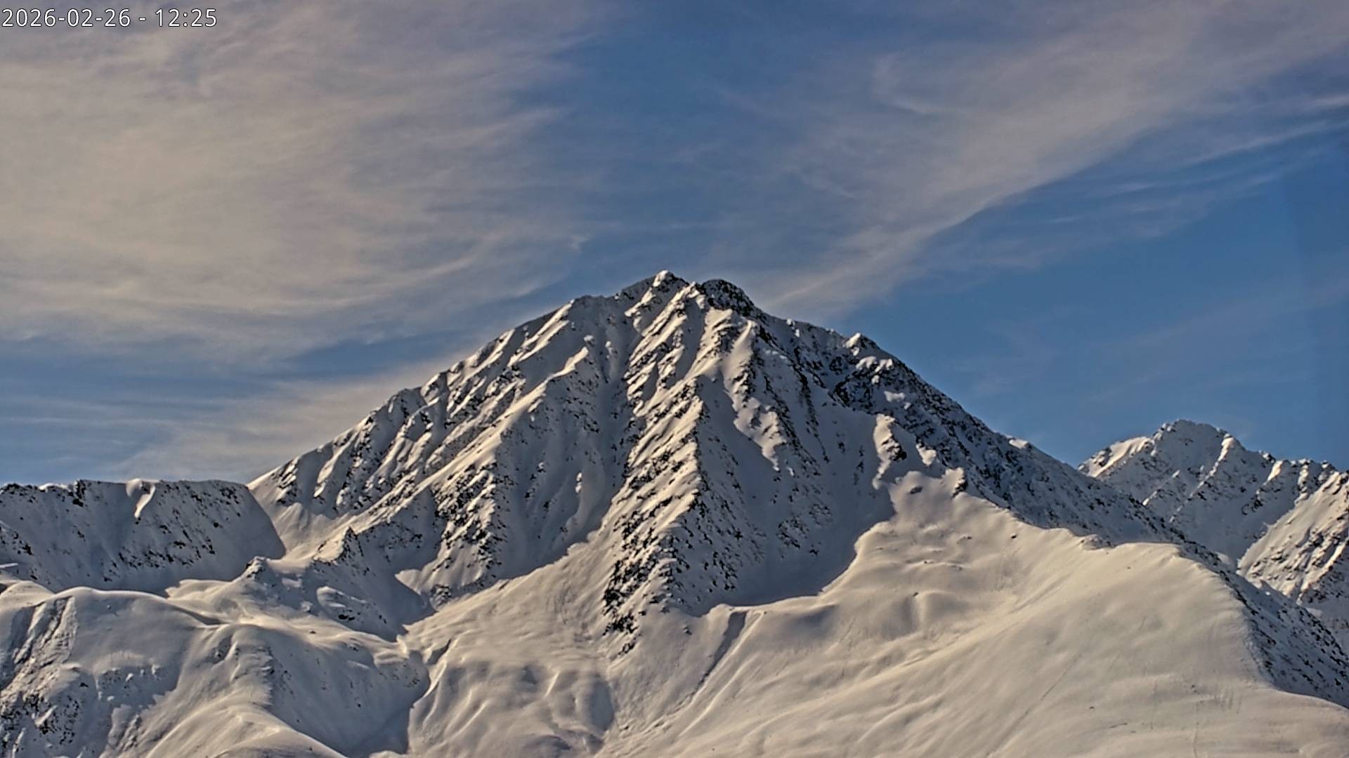 Archived image Webcam View towards Rosskogel, Oberperfuss (Tyrol)