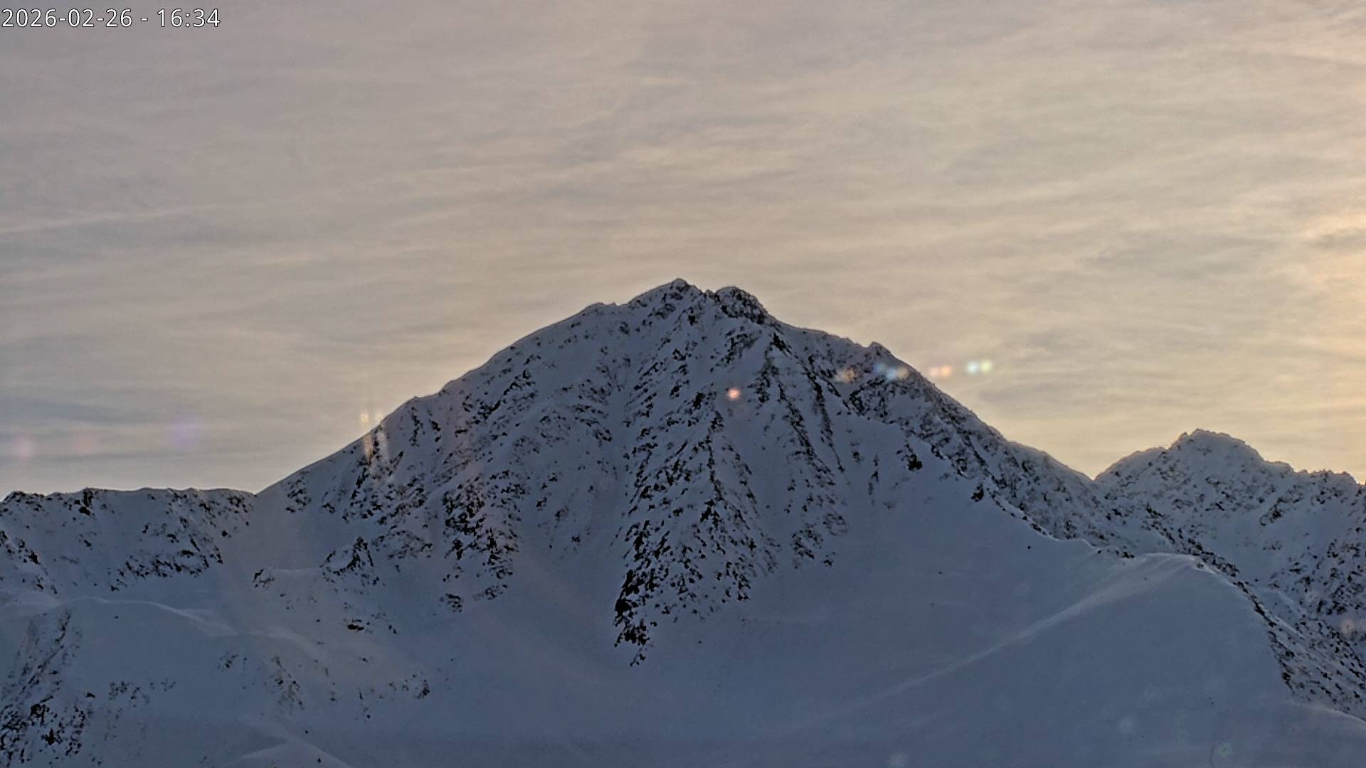 Archived image Webcam View towards Rosskogel, Oberperfuss (Tyrol)