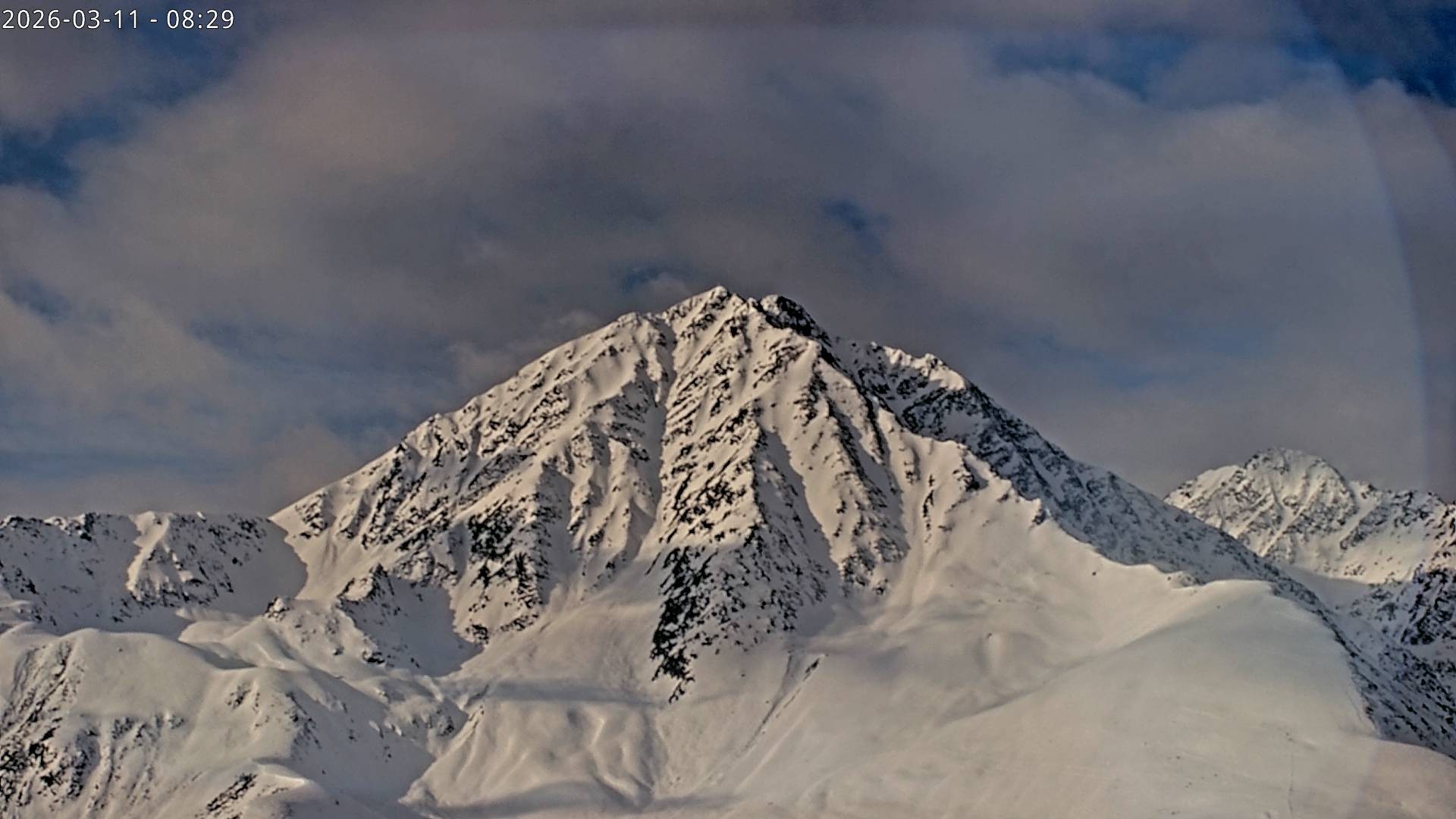 Archived image Webcam View towards Rosskogel, Oberperfuss (Tyrol)