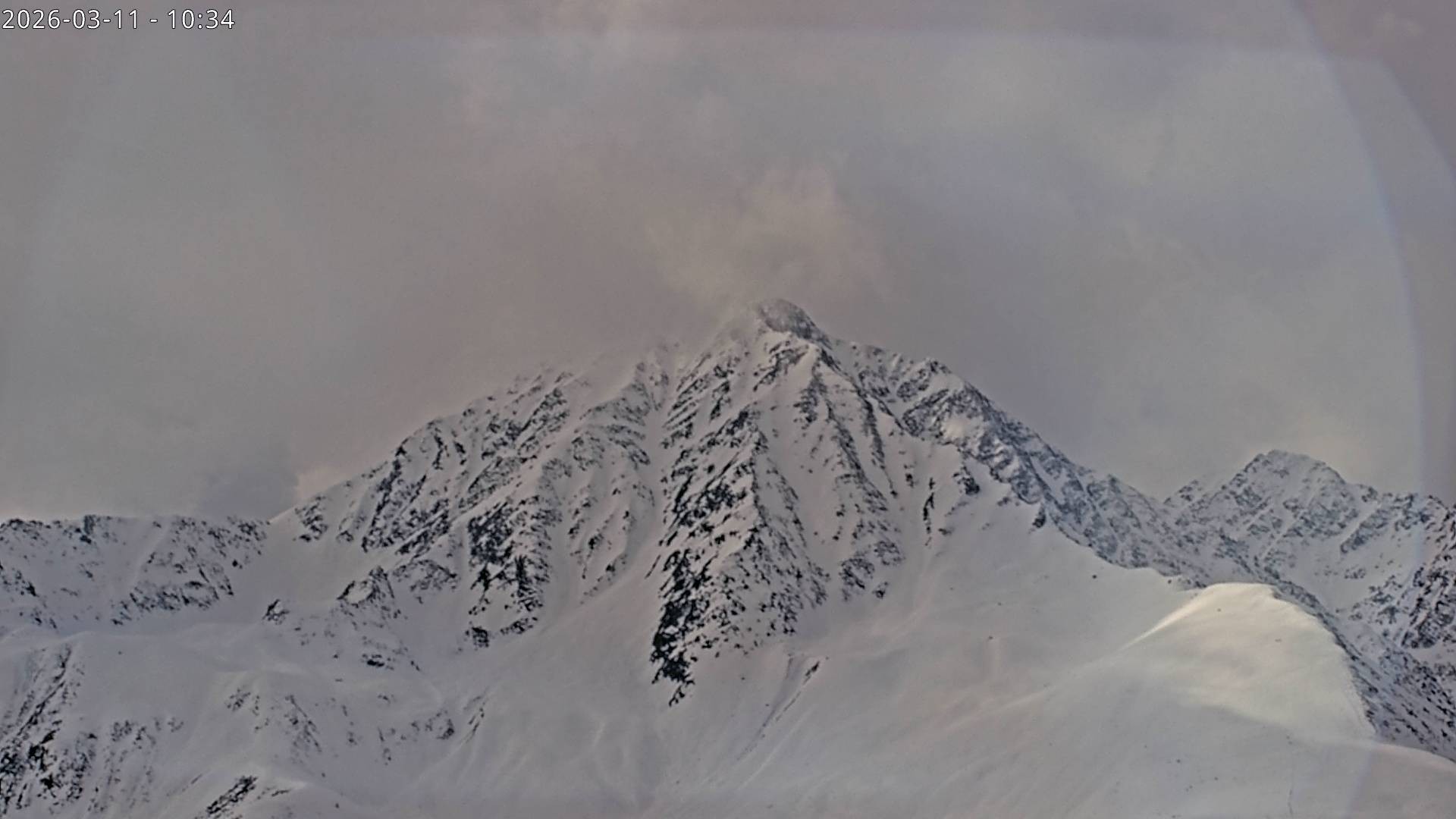 Archived image Webcam View towards Rosskogel, Oberperfuss (Tyrol)