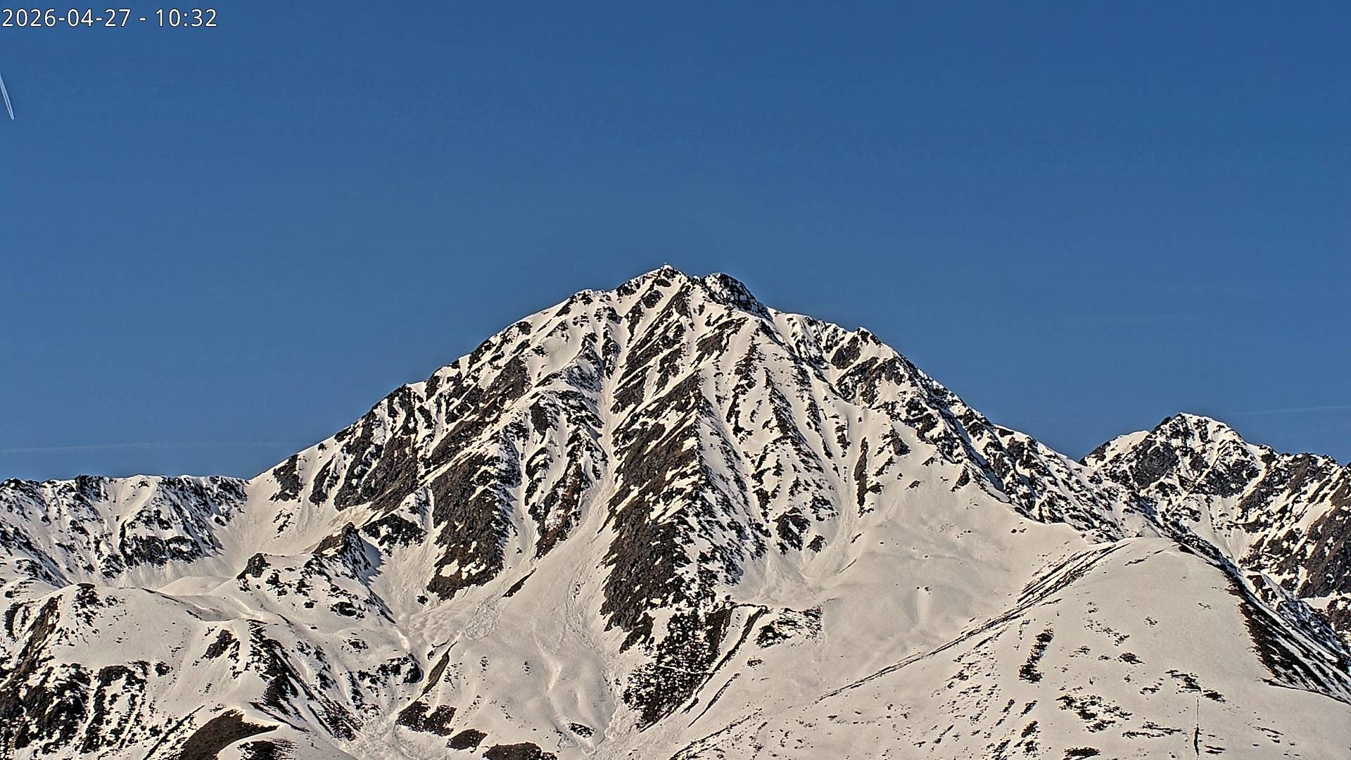Archiv Foto Webcam Sicht auf Rosskogel in Oberperfuss, Tirol