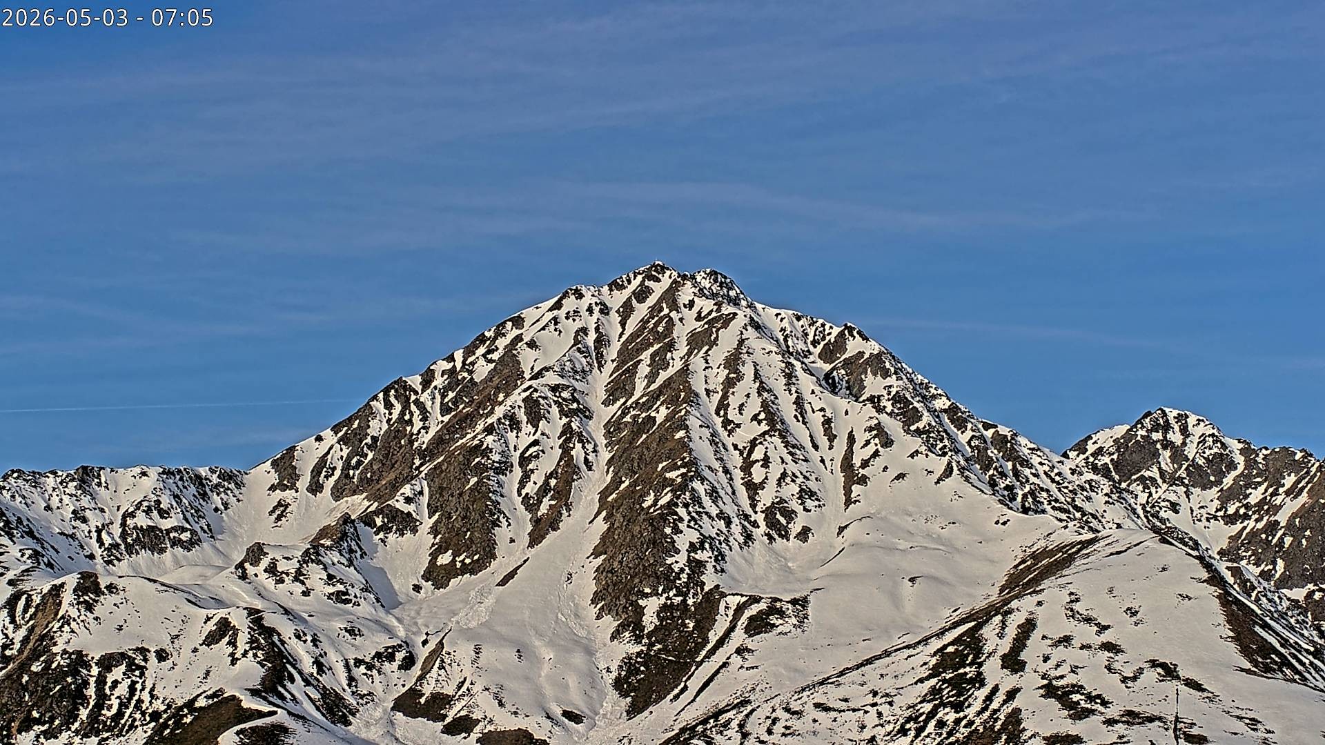 Archiv Foto Webcam Sicht auf Rosskogel in Oberperfuss, Tirol