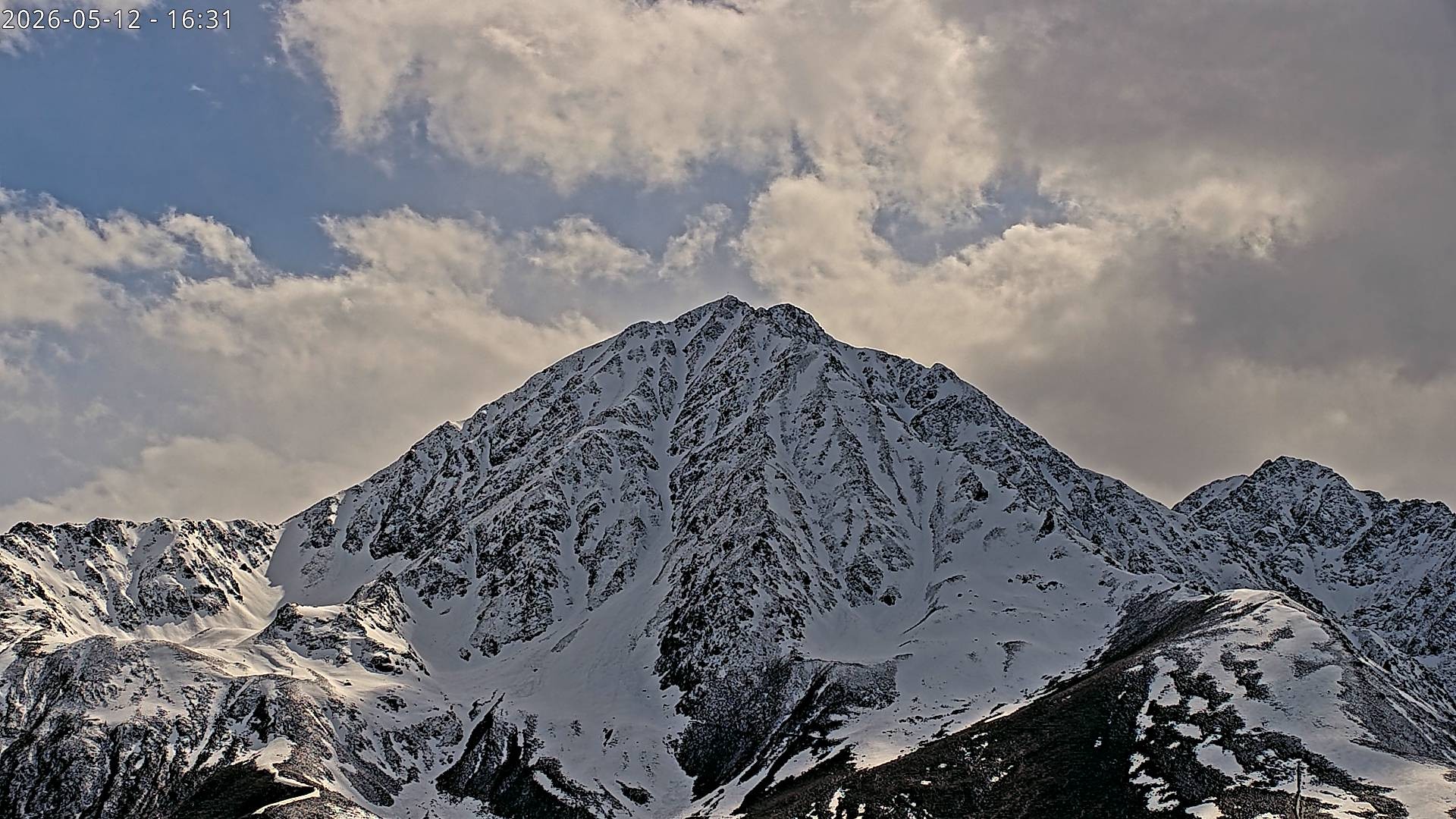 Archived image Webcam View towards Rosskogel, Oberperfuss (Tyrol)