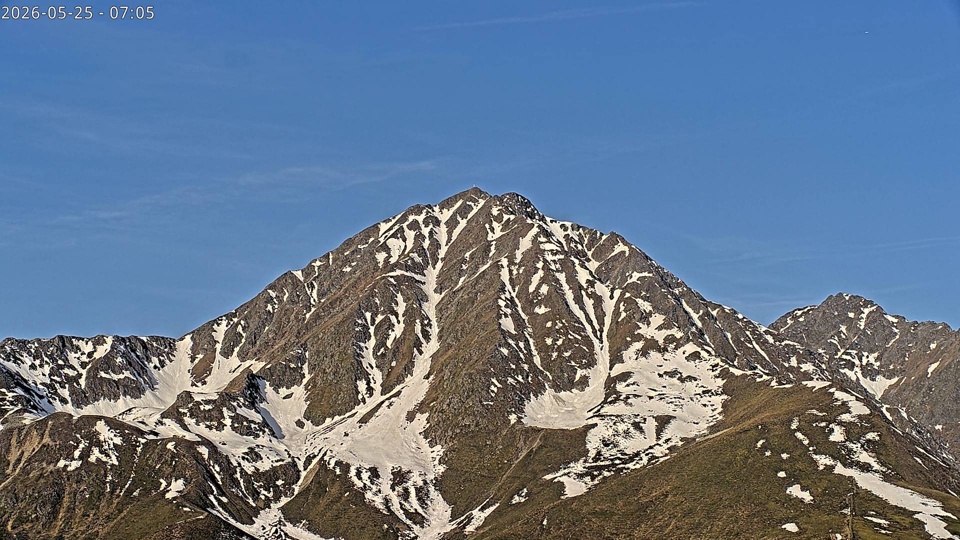 Archiv Foto Webcam Sicht auf Rosskogel in Oberperfuss, Tirol
