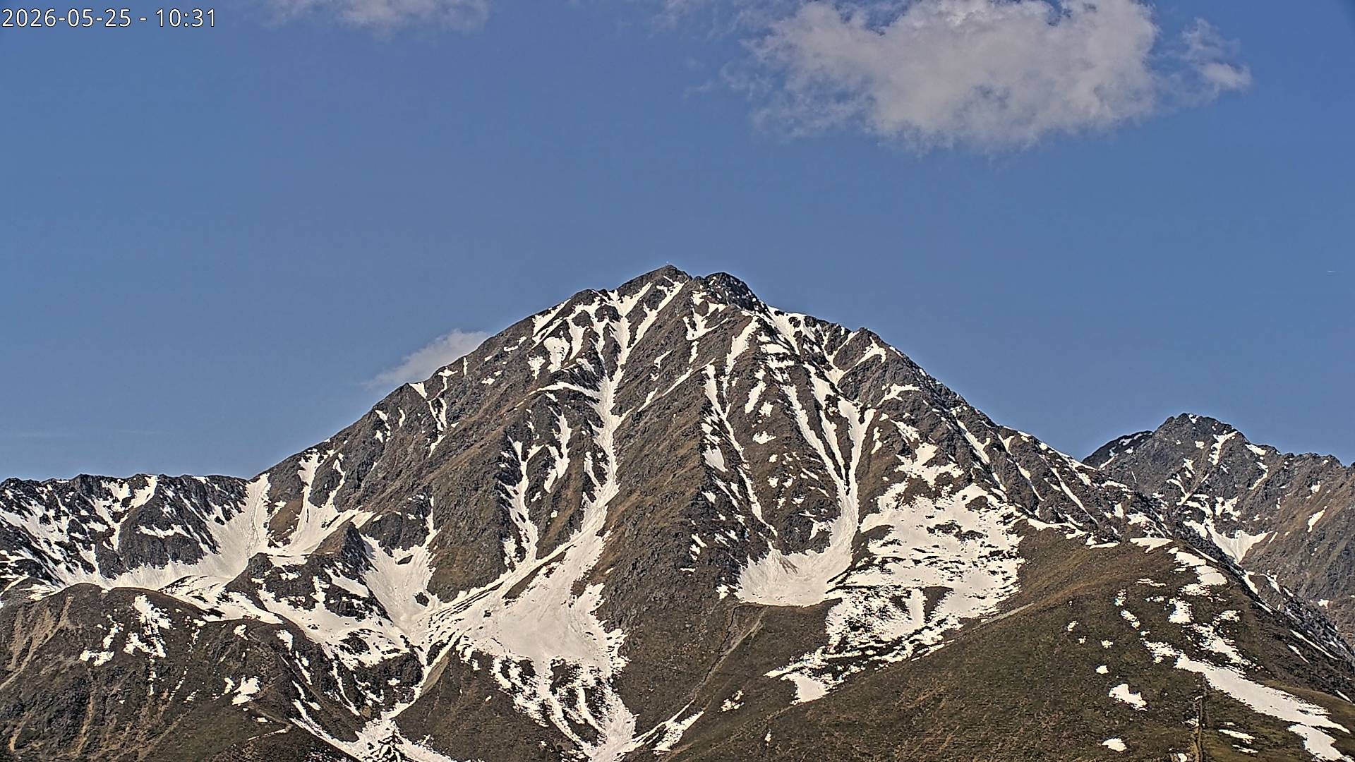 Archiv Foto Webcam Sicht auf Rosskogel in Oberperfuss, Tirol