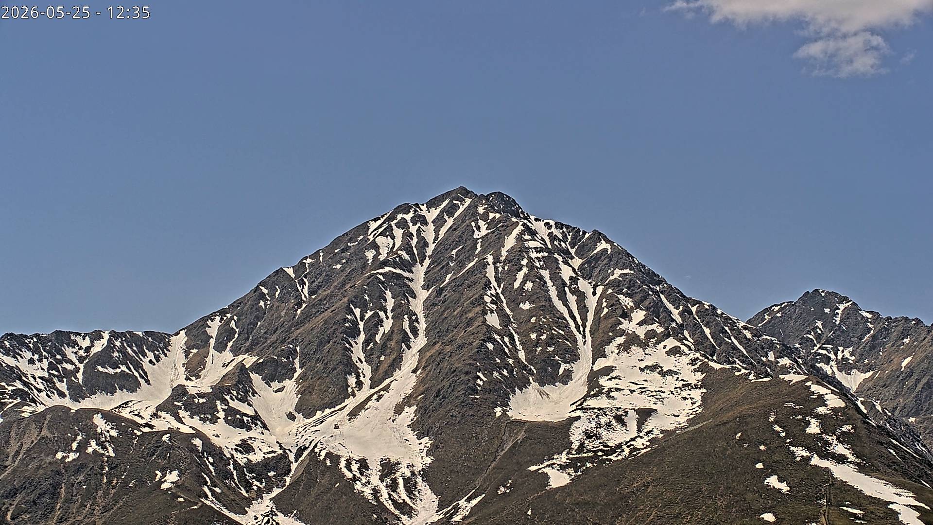 Archiv Foto Webcam Sicht auf Rosskogel in Oberperfuss, Tirol