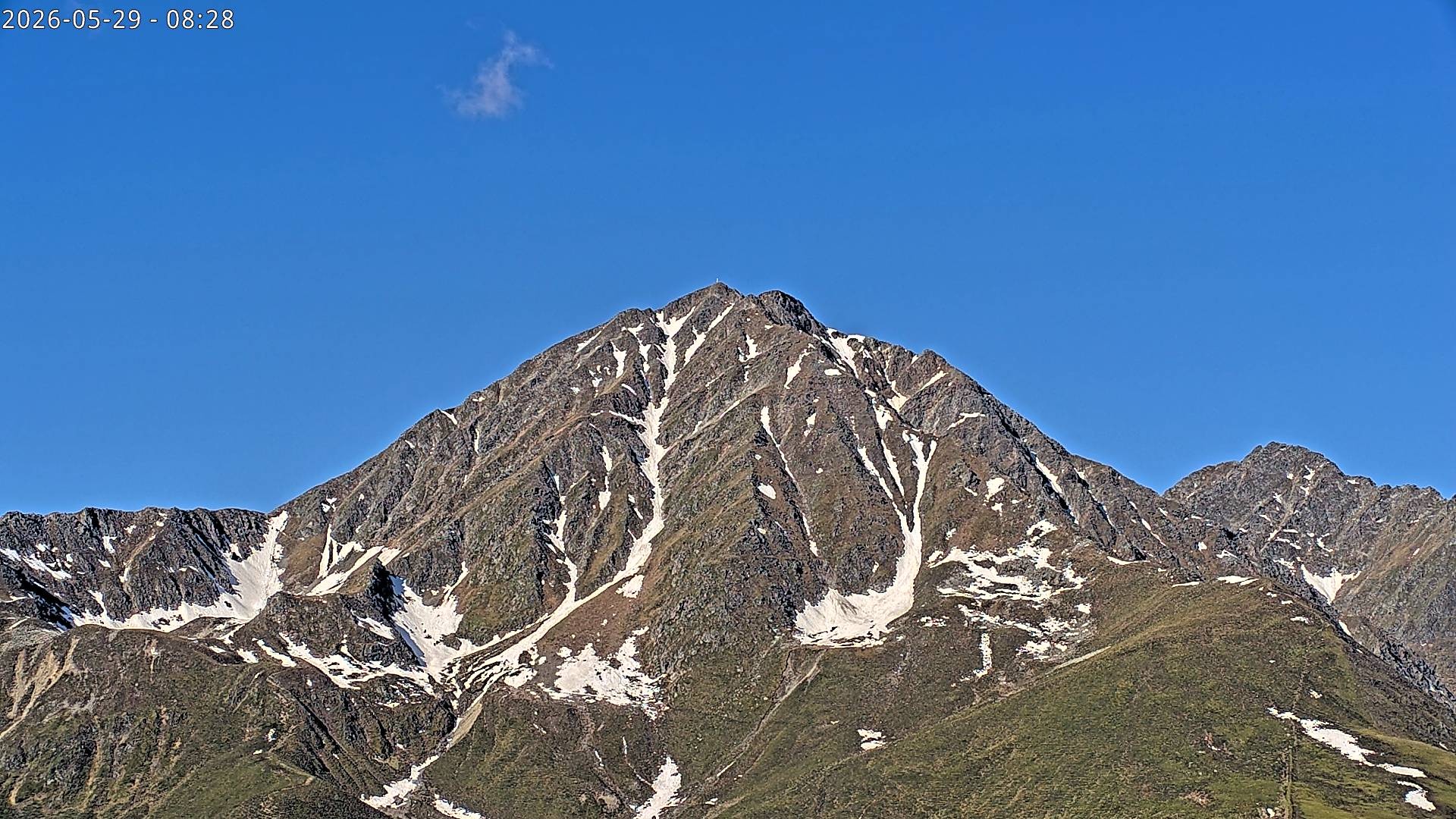 Archiv Foto Webcam Sicht auf Rosskogel in Oberperfuss, Tirol