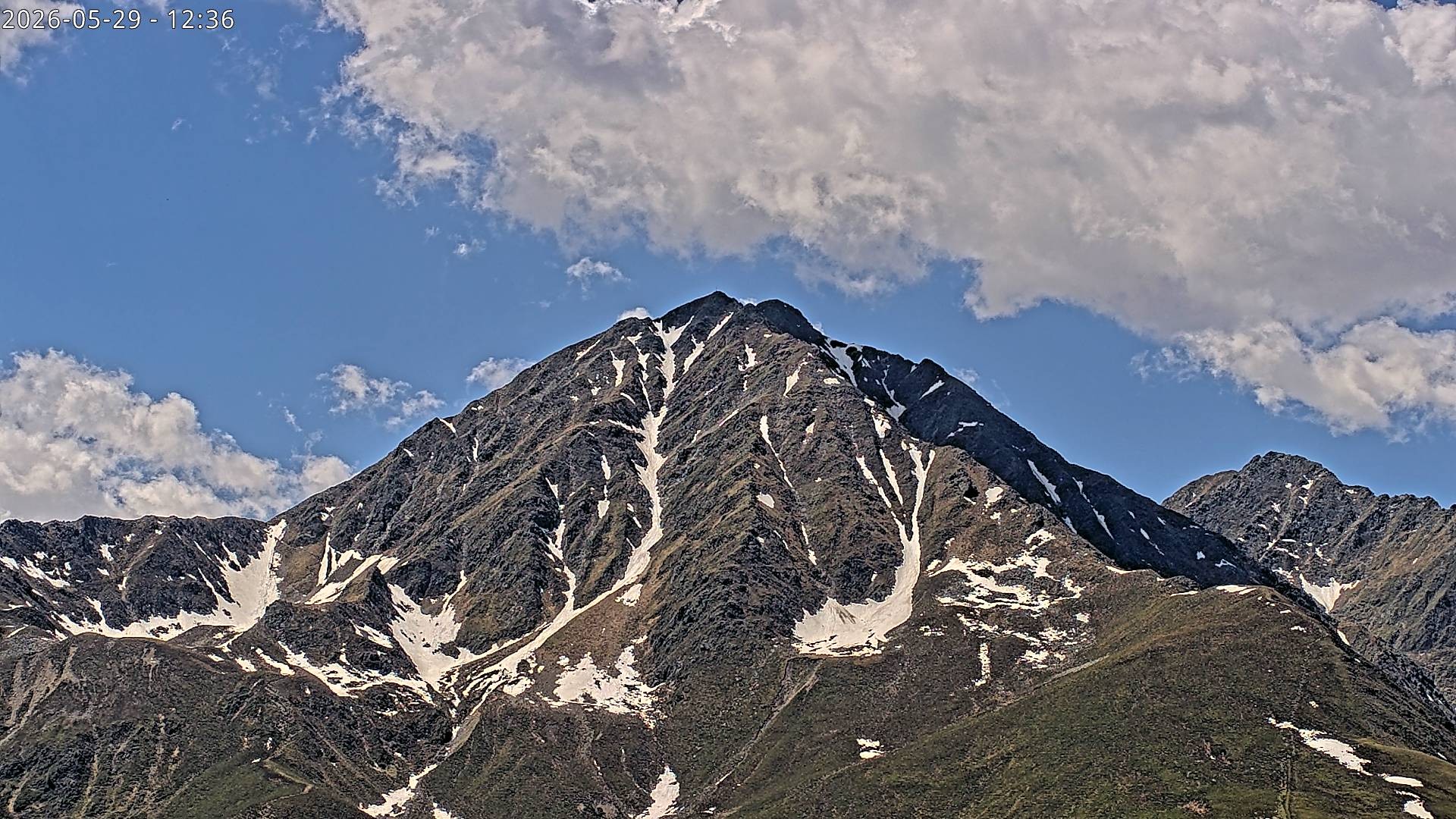 Archiv Foto Webcam Sicht auf Rosskogel in Oberperfuss, Tirol