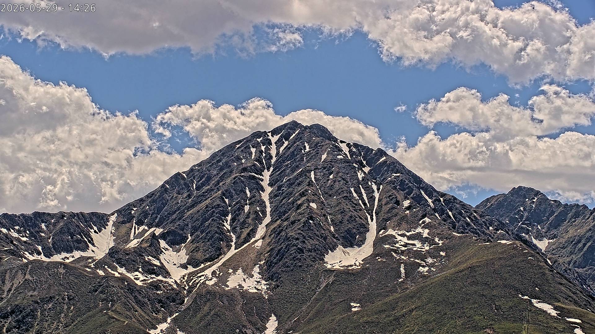 Archiv Foto Webcam Sicht auf Rosskogel in Oberperfuss, Tirol