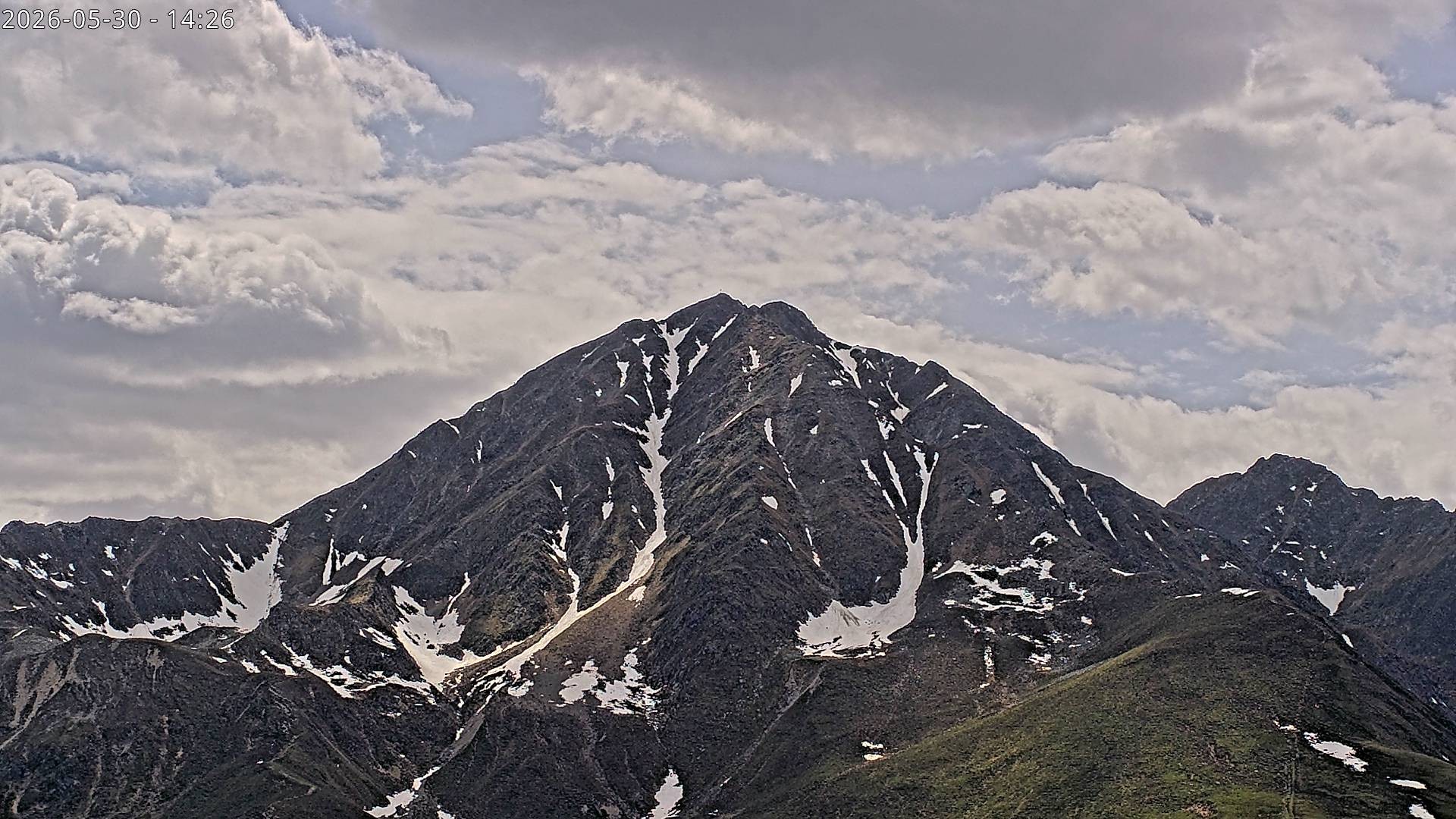 Archiv Foto Webcam Sicht auf Rosskogel in Oberperfuss, Tirol