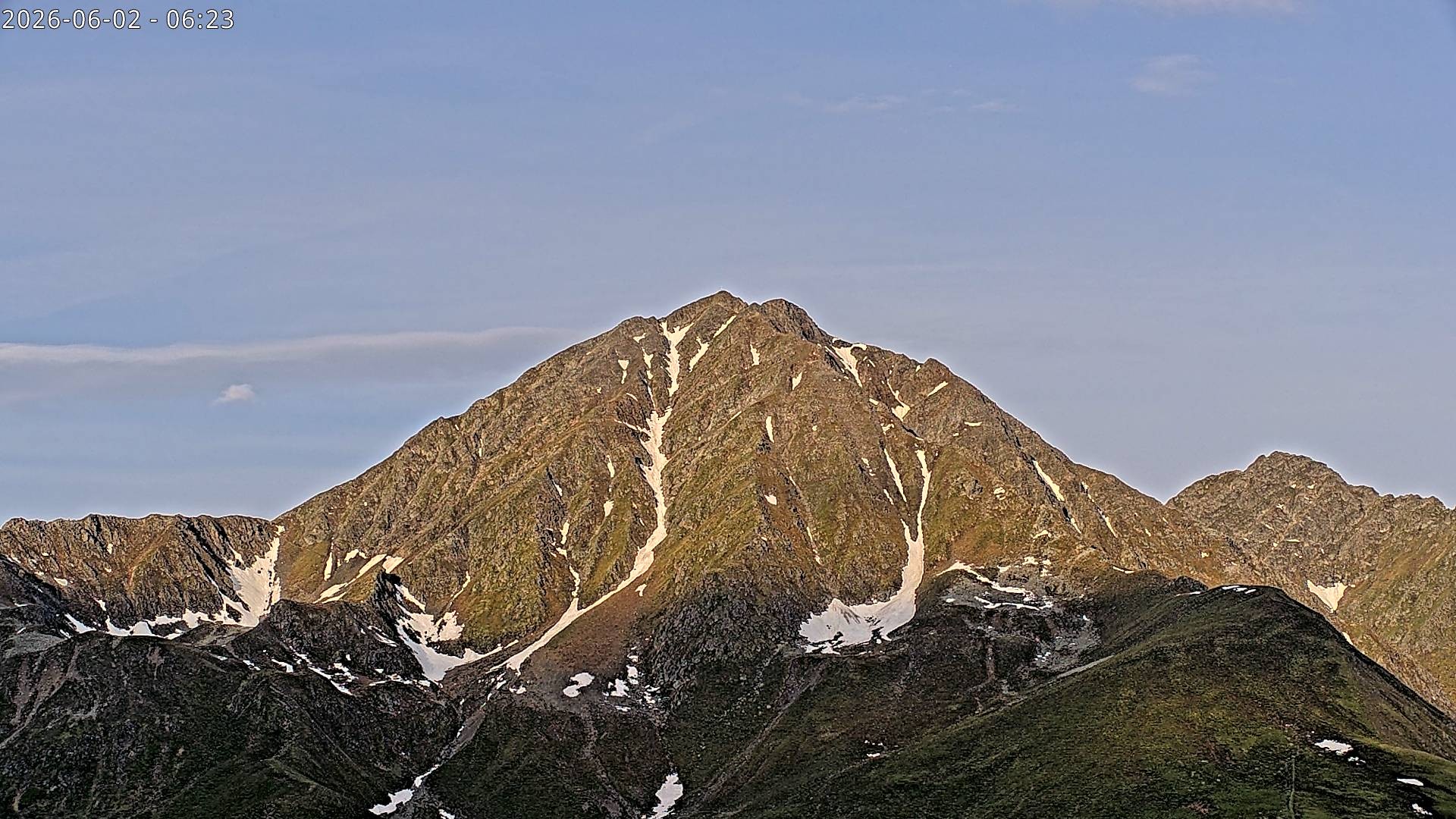 Archiv Foto Webcam Sicht auf Rosskogel in Oberperfuss, Tirol