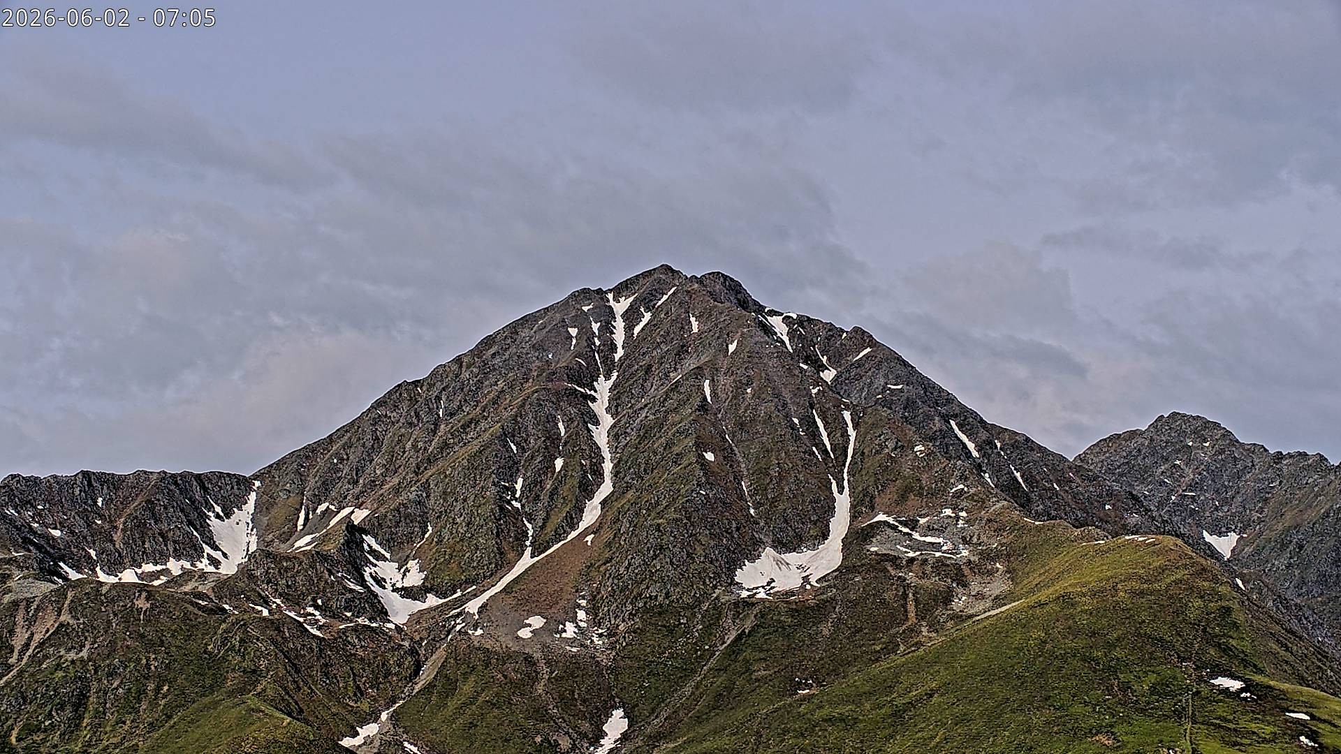 Archiv Foto Webcam Sicht auf Rosskogel in Oberperfuss, Tirol