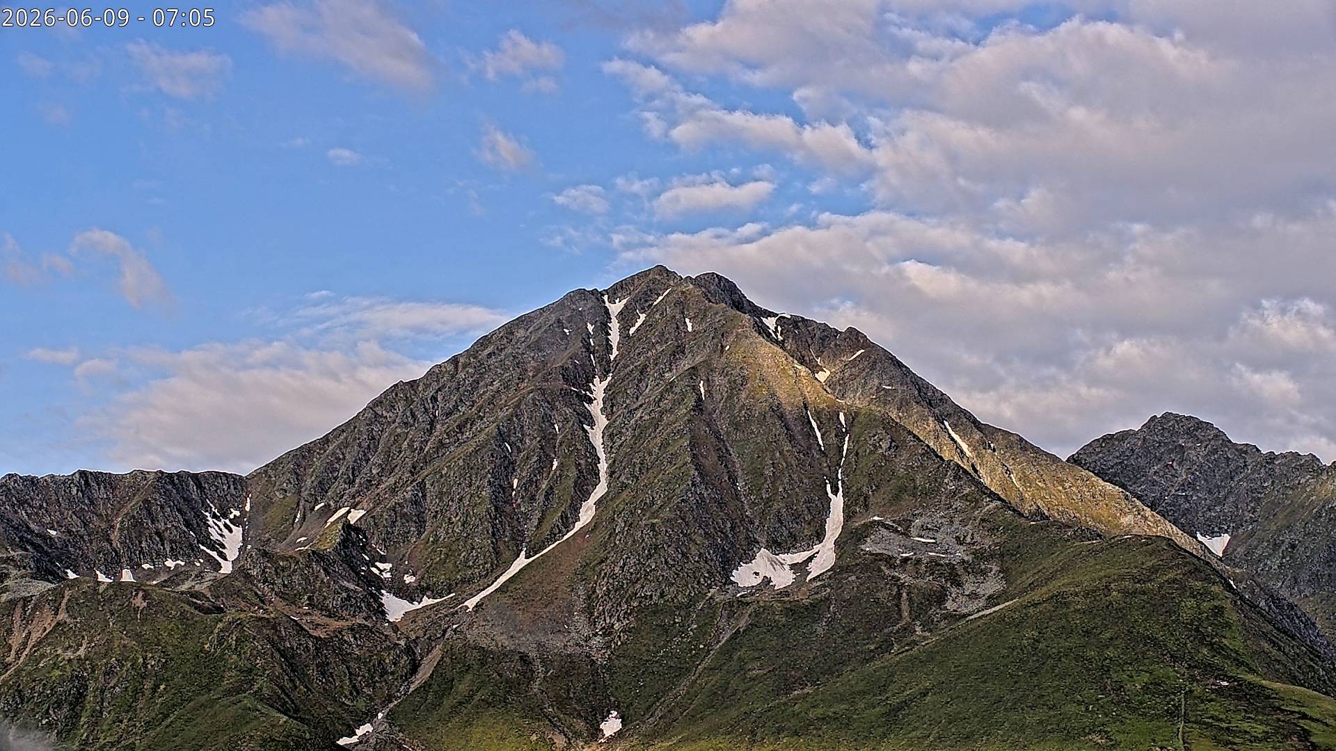 Archiv Foto Webcam Sicht auf Rosskogel in Oberperfuss, Tirol