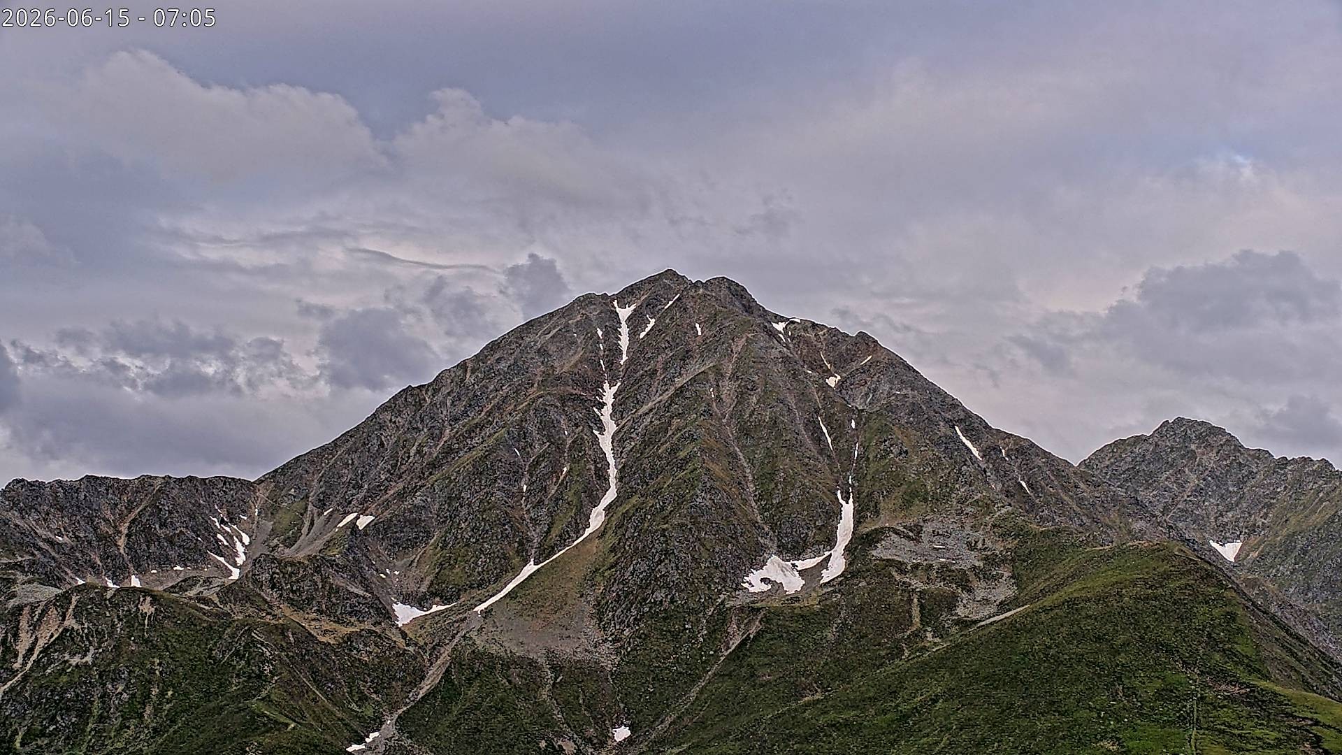 Archiv Foto Webcam Sicht auf Rosskogel in Oberperfuss, Tirol
