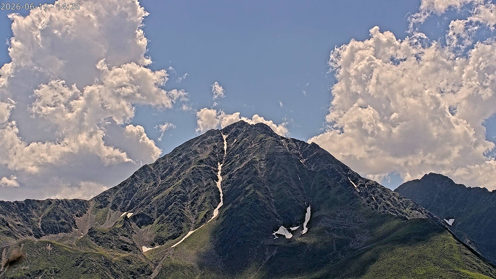 Archiv Foto Webcam Sicht auf Rosskogel in Oberperfuss, Tirol